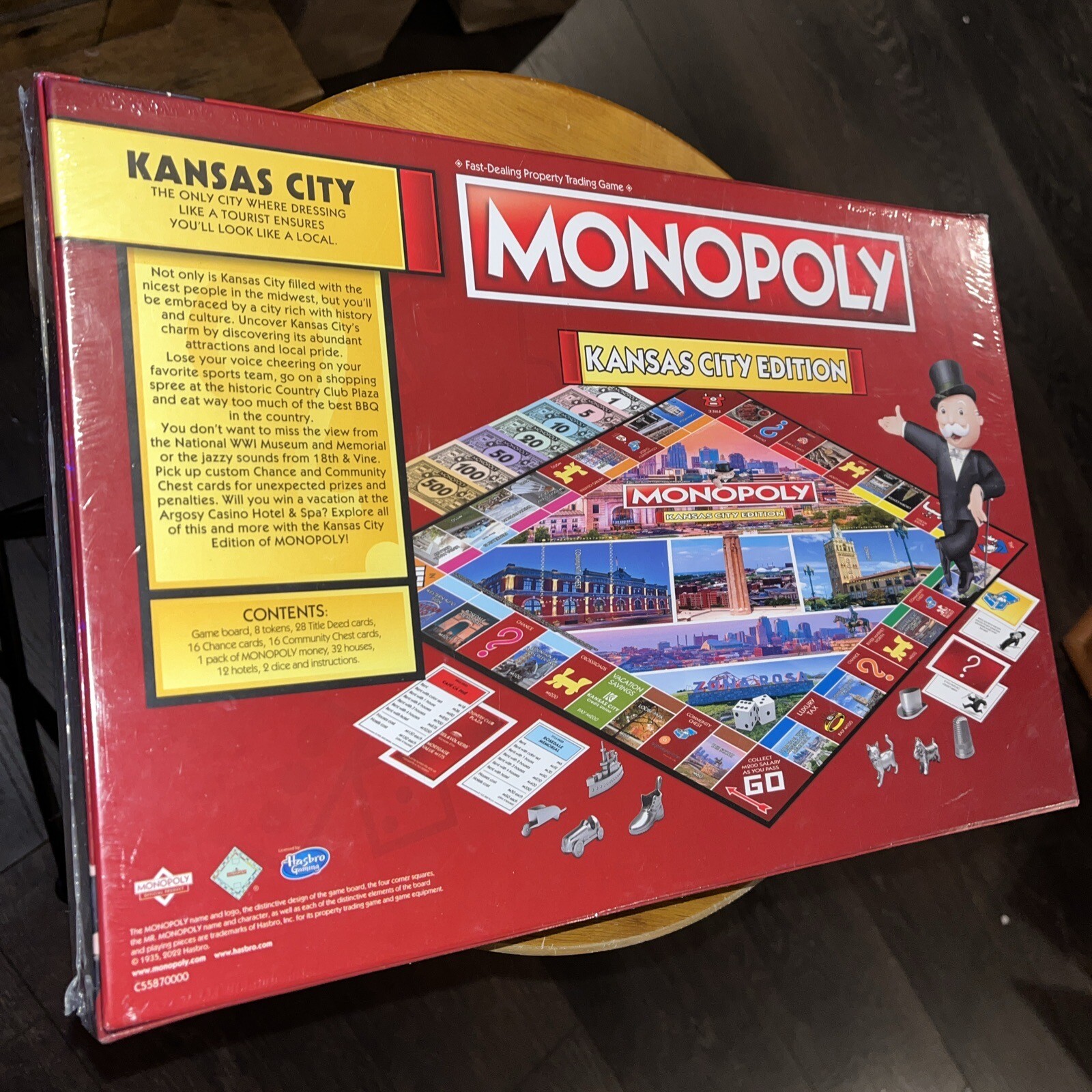 Monopoly Kansas City Edition, Family Board Game for 2-6 Players