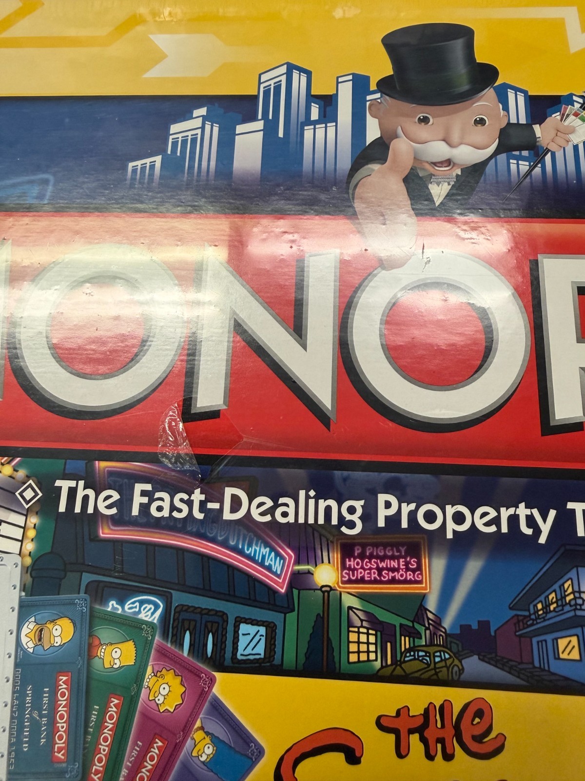 MONOPOLY THE SIMPSONS EDITION ELECTRONIC BANKING READER PARKER BROTHERS NEW U.S.