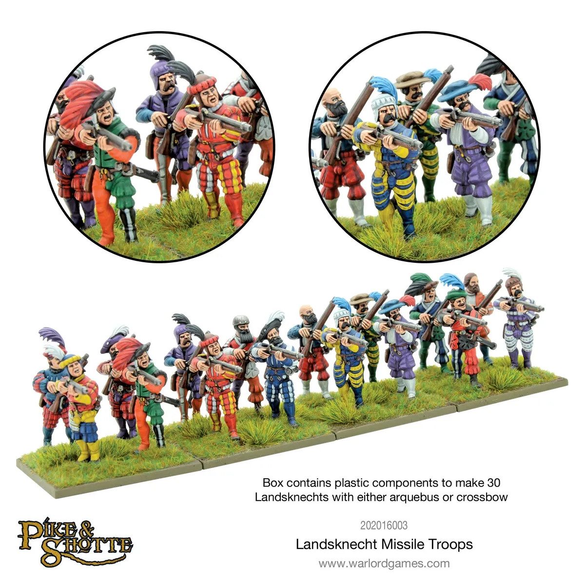 Pike & Shotte: Landsknecht missile troops