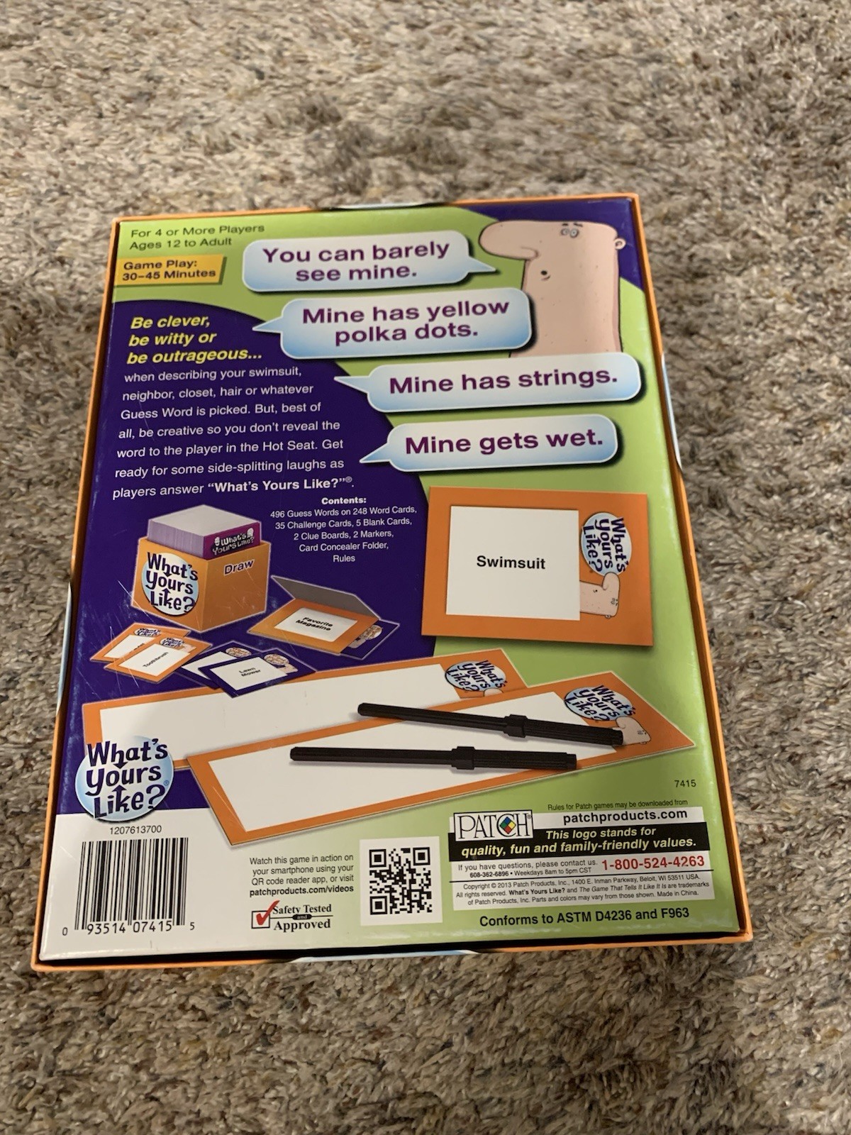 WHAT’S YOURS LIKE Board Game