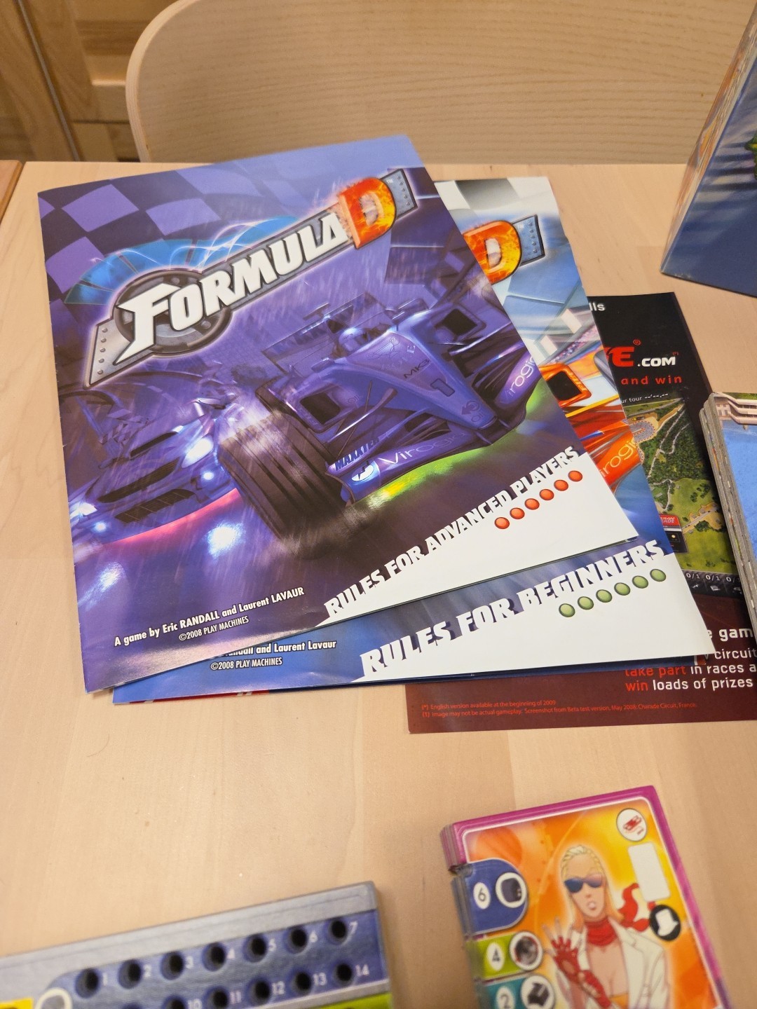 Asmodee Formula D Board Game – Complete With Promo Car & Catalina Santana Card