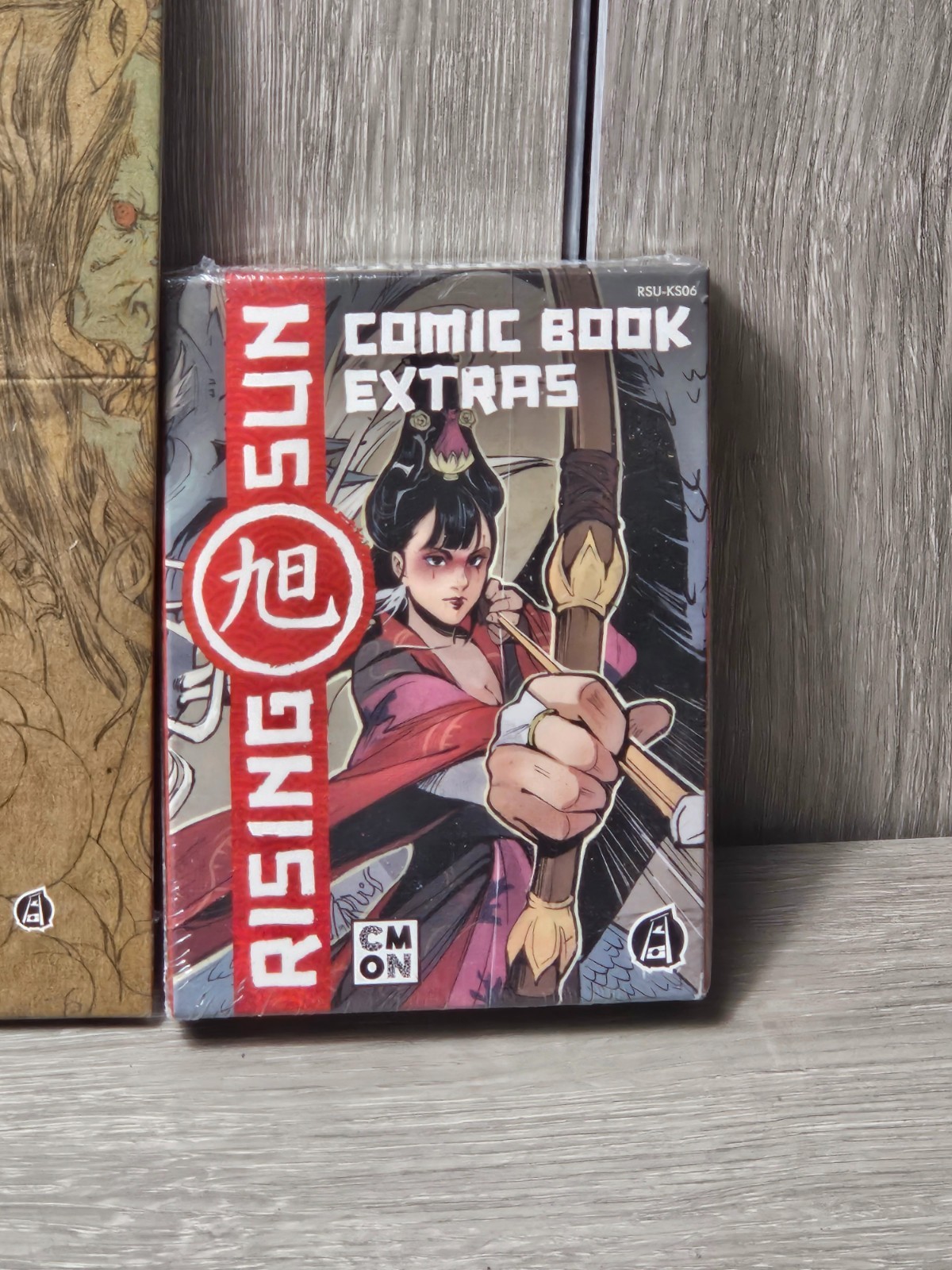 Rising Sun Comic Book Bonus Extras & Comic Kickstarter Exclusive CMON Rare NEW!