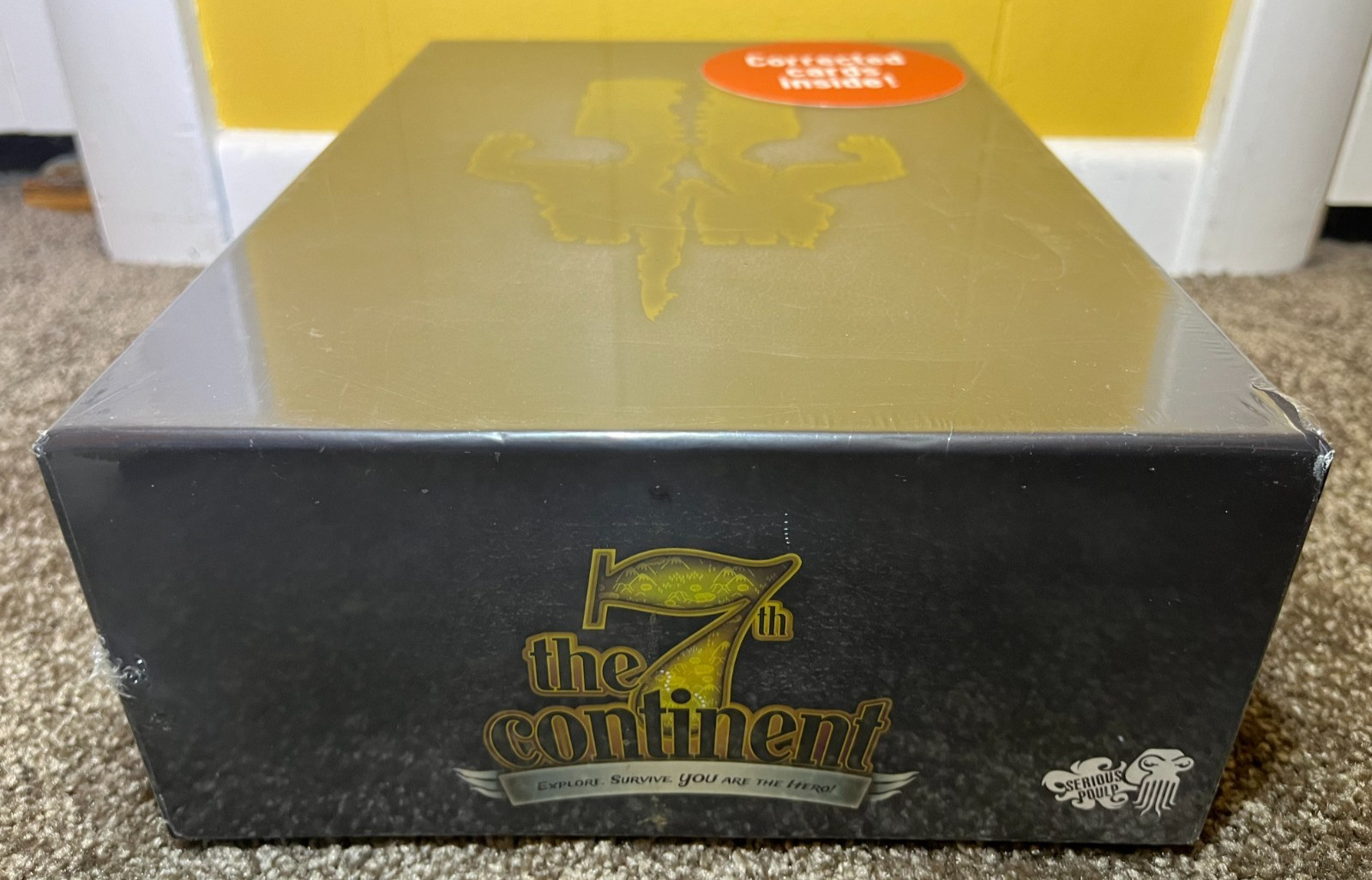 LOT – The 7th Continent board game + What Goes Up expansion NEW, NIS