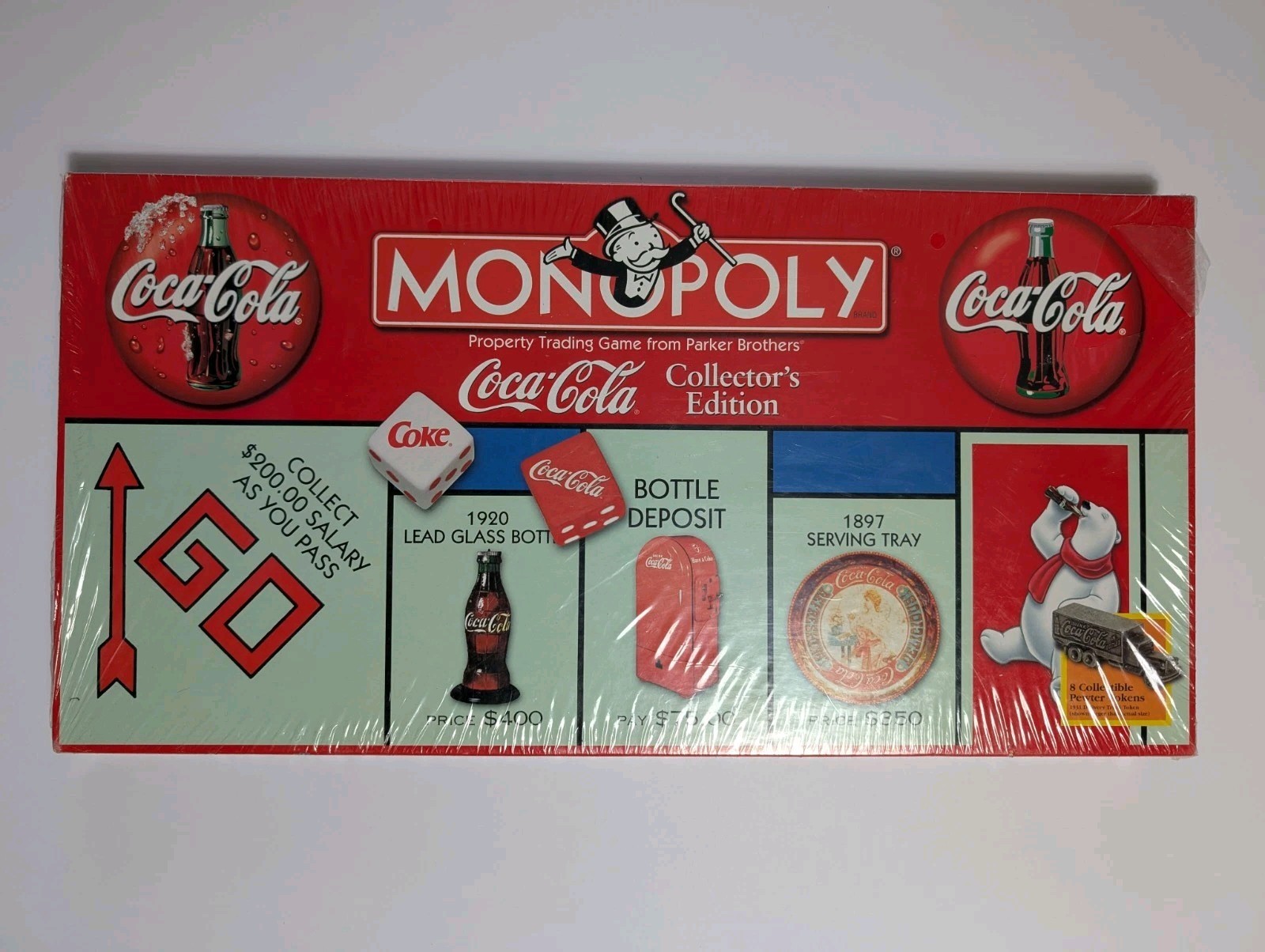 Monopoly Coca-Cola Collector’s Edition Board Game 1999 Release – NEW IN BOX