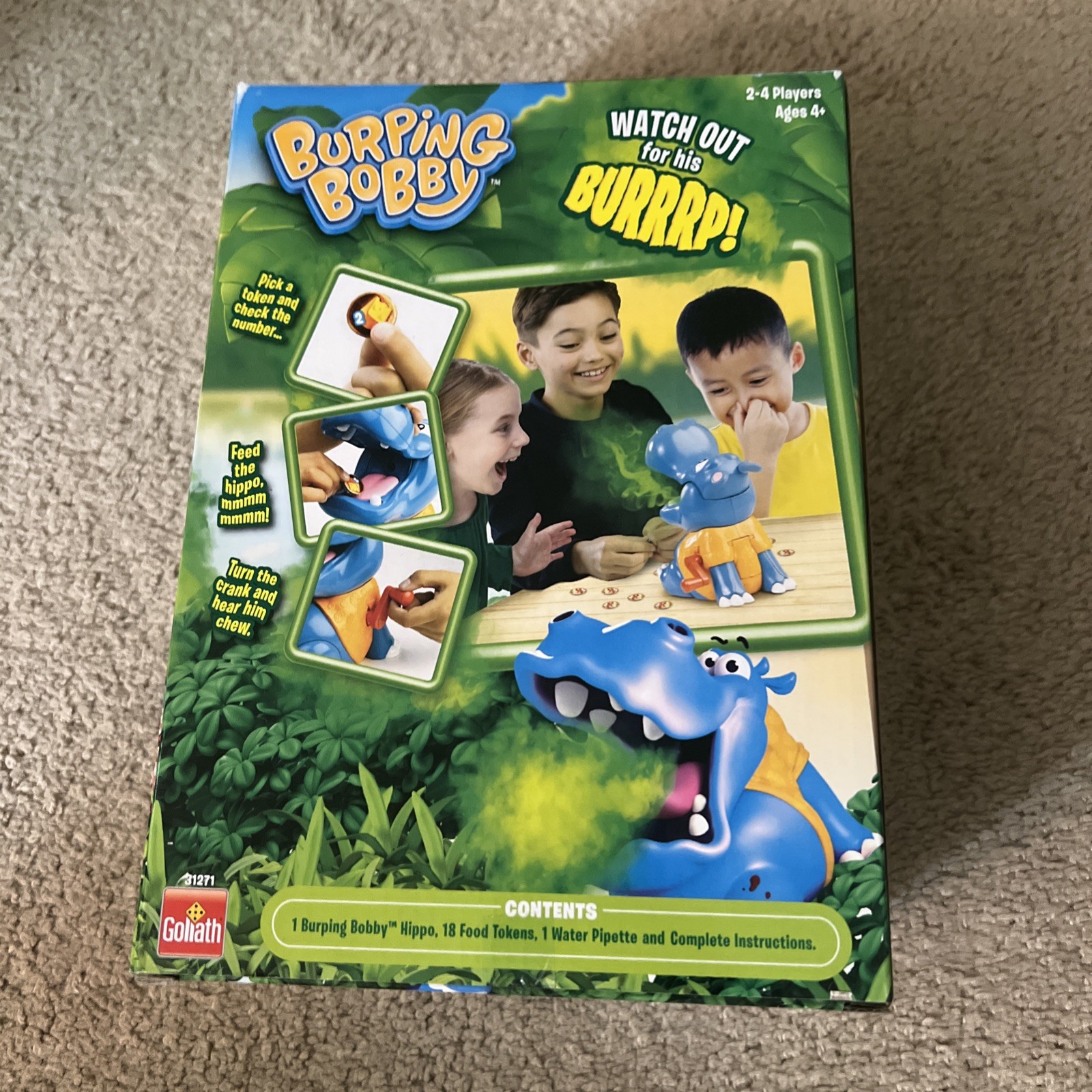 Goliath Games – Burping Bobby Children’s Game – Kids Ages 4+ – Fun Funny Family