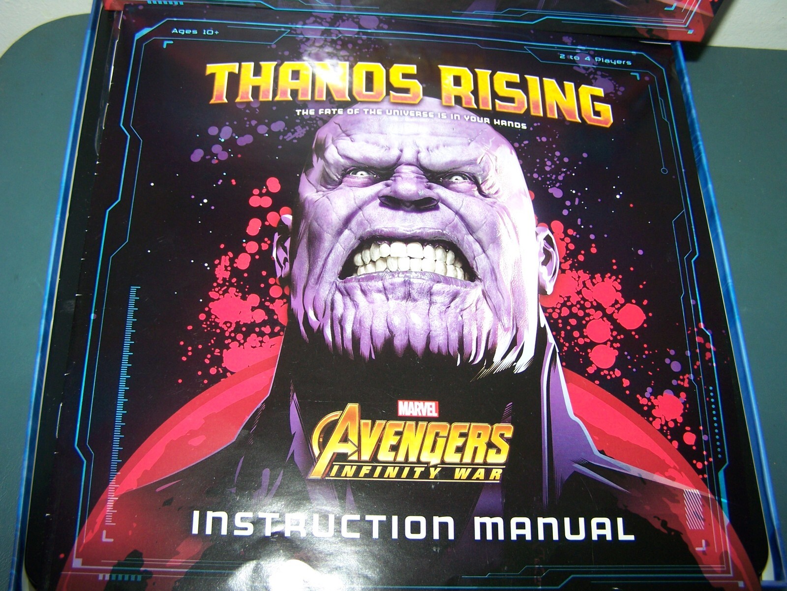 MARVEL THANOS RISING AVENGERS INFINITY WAR BOARD GAME UNUSED COMPLETE NIOB