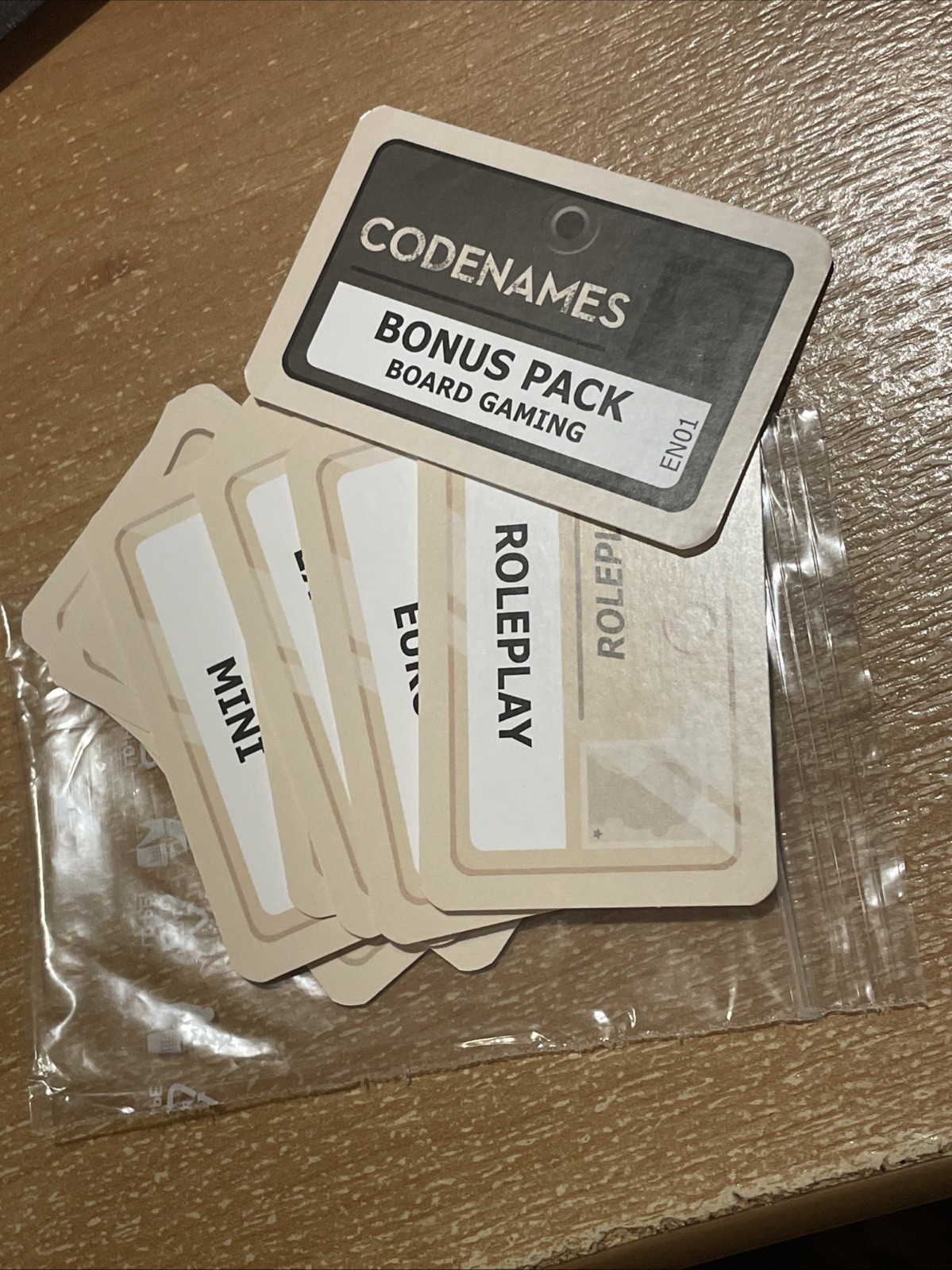NEW CODENAMES BOARD GAME PROMO BONUS PACK 10x 2-SIDED CARDS (2017) English