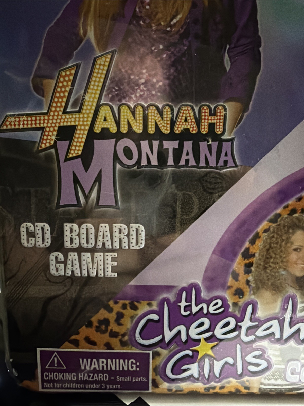 Hannah Montana The Cheetah Girls CD Board Games Disney – 2007 Brand New