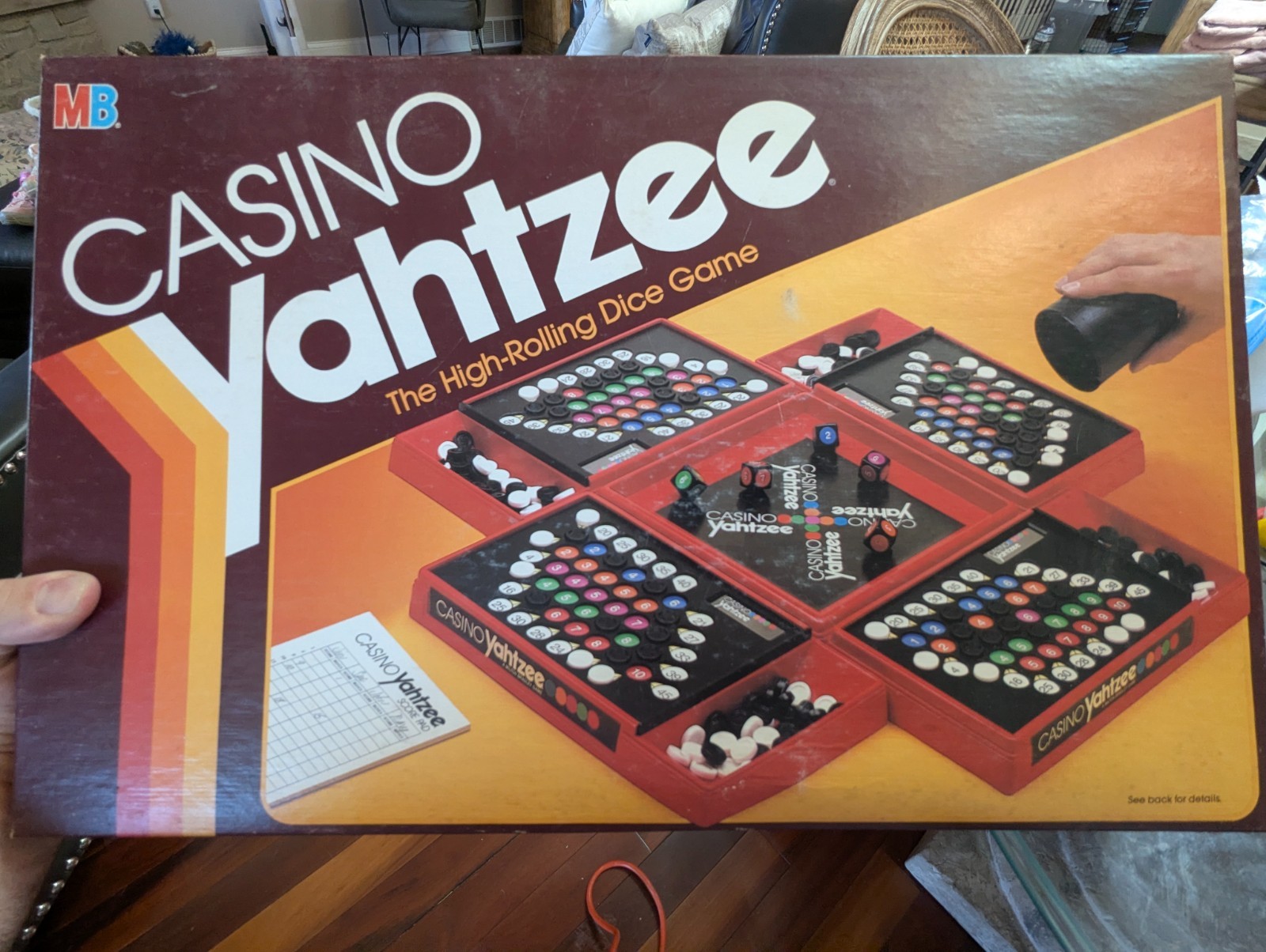 CASINO YAHTZEE Board Game 100% COMPLETE 1986 VINTAGE