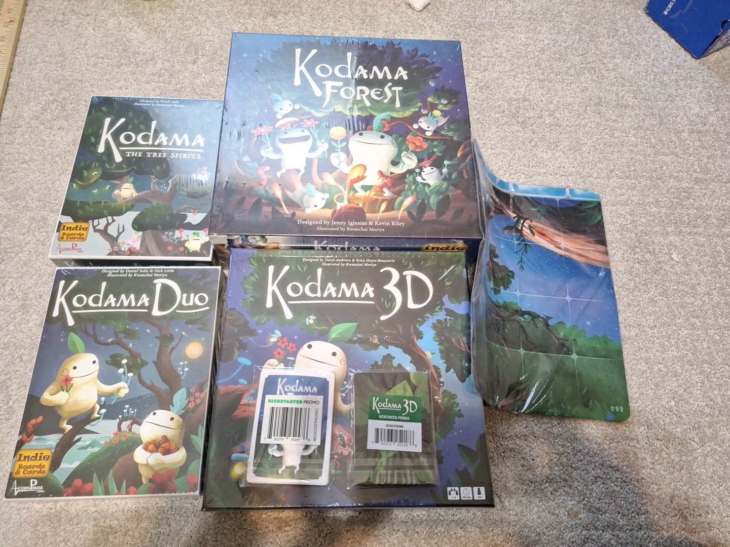 Indie Boards Cards Kodama Lot – Forest Tree Spirts Duo 3d Game Mat New