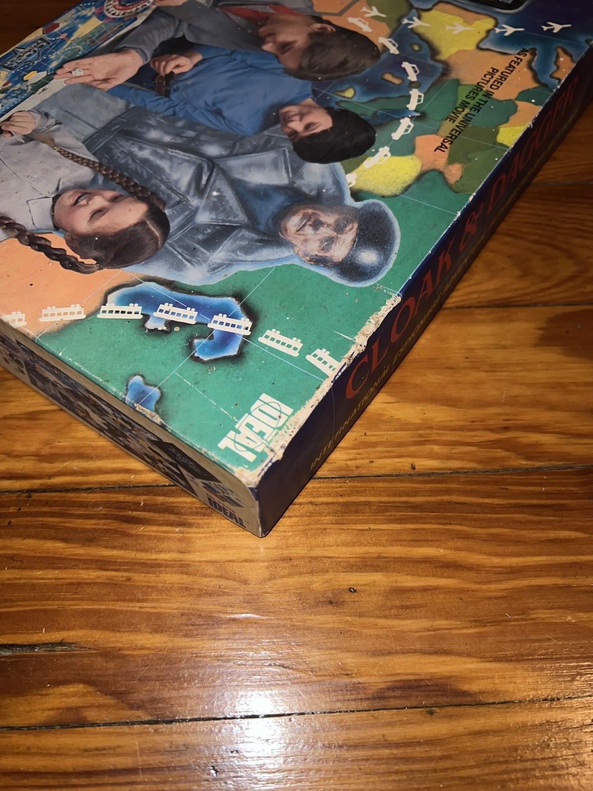 VINTAGE Cloak and Dagger Role Playing Board Game Ideal 1984 Wrapped Board Used