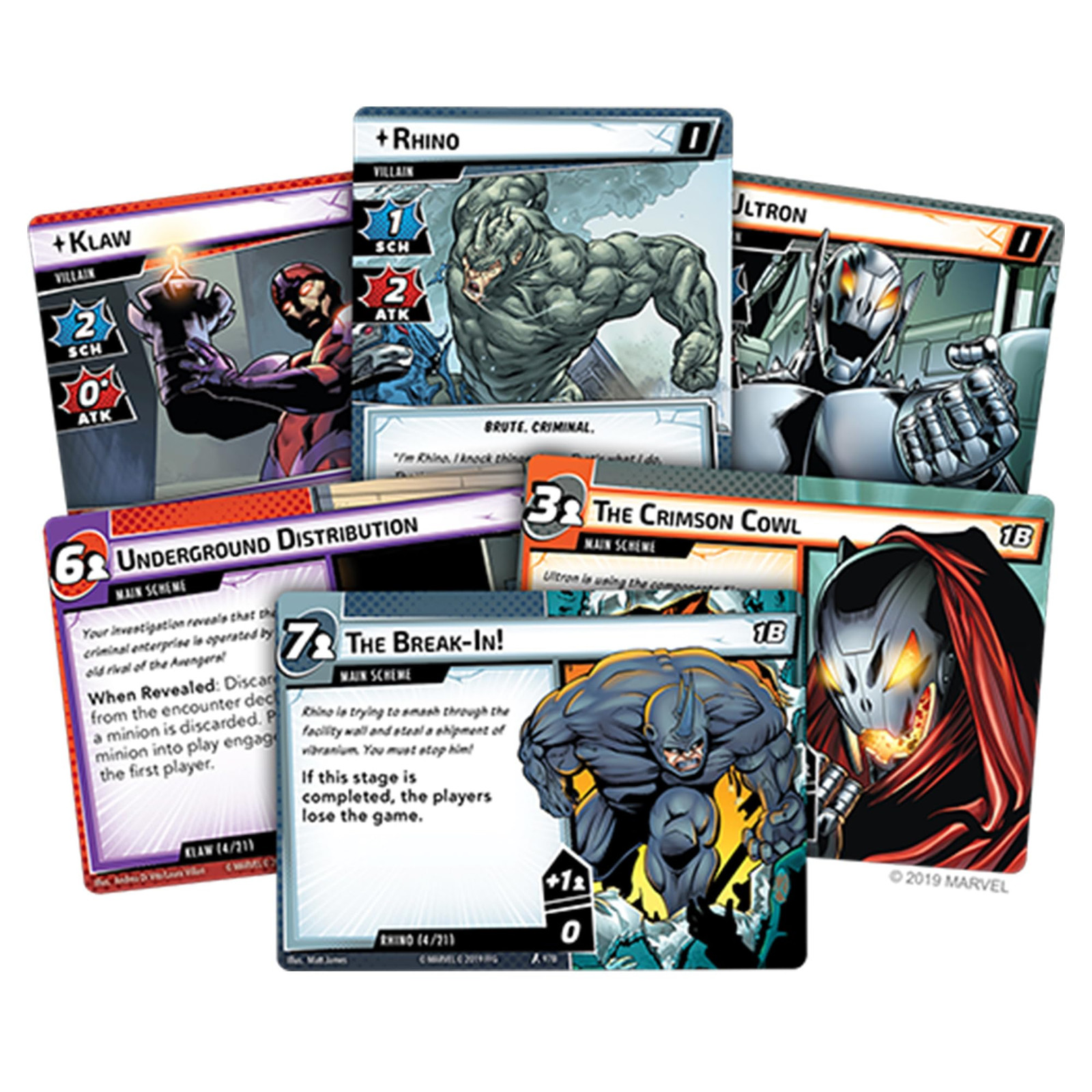 Marvel Champions Card Game Superhero Adventures Cooperative Deck Building Game