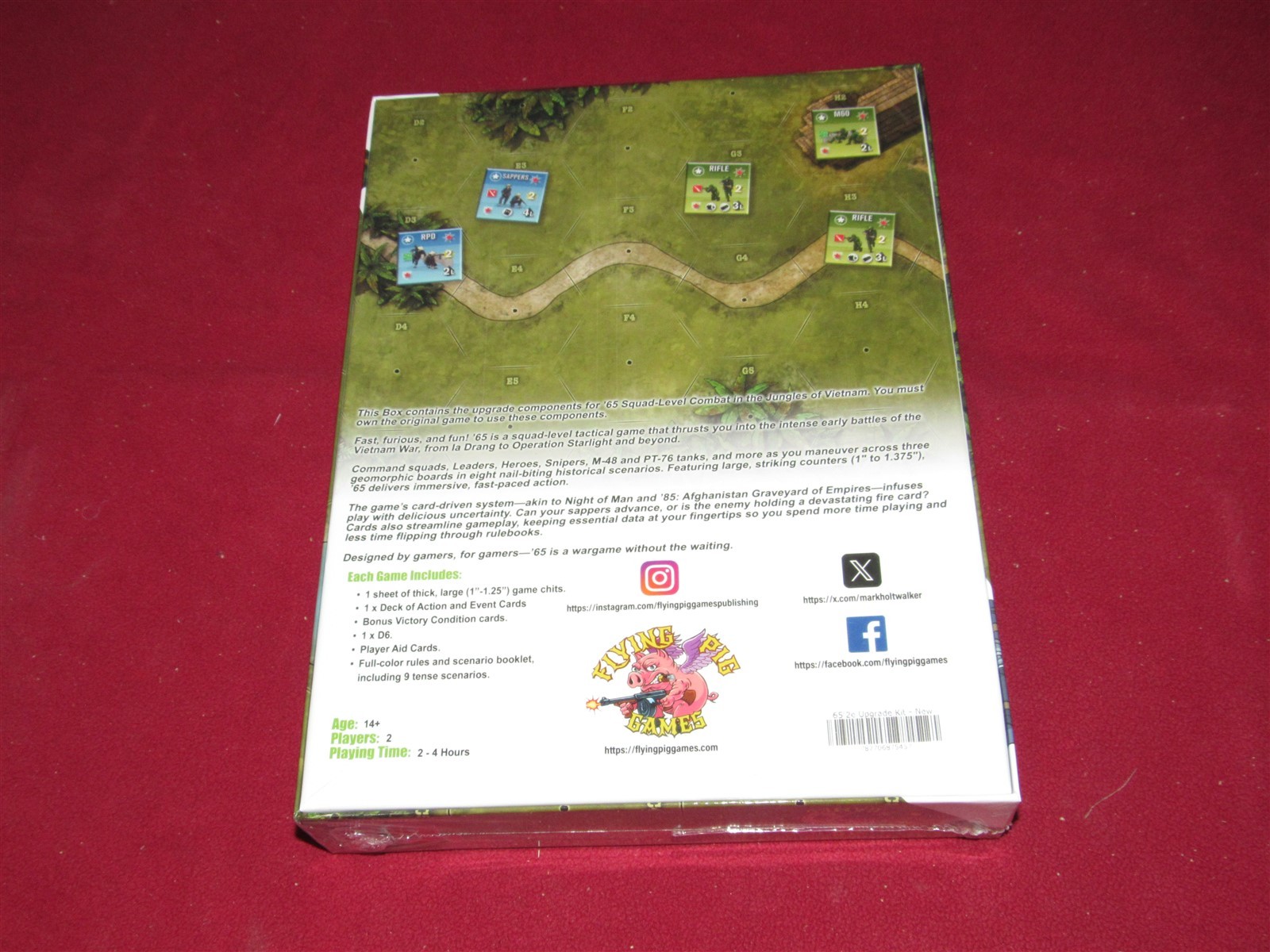 Flying Pig Games: ’65 Squad Level Combat in Vietnam Upgrade Kit: Sealed