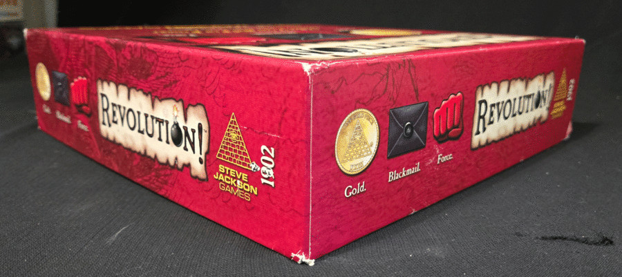 Steve Jackson Games Revolution! Strategy Bidding Board Game 1st Edition