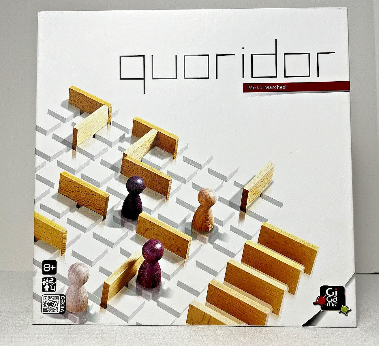 QUORIDOR: Abstract Maze Building & Maneuver Wood Board Game, Gigamic, COMPLETE