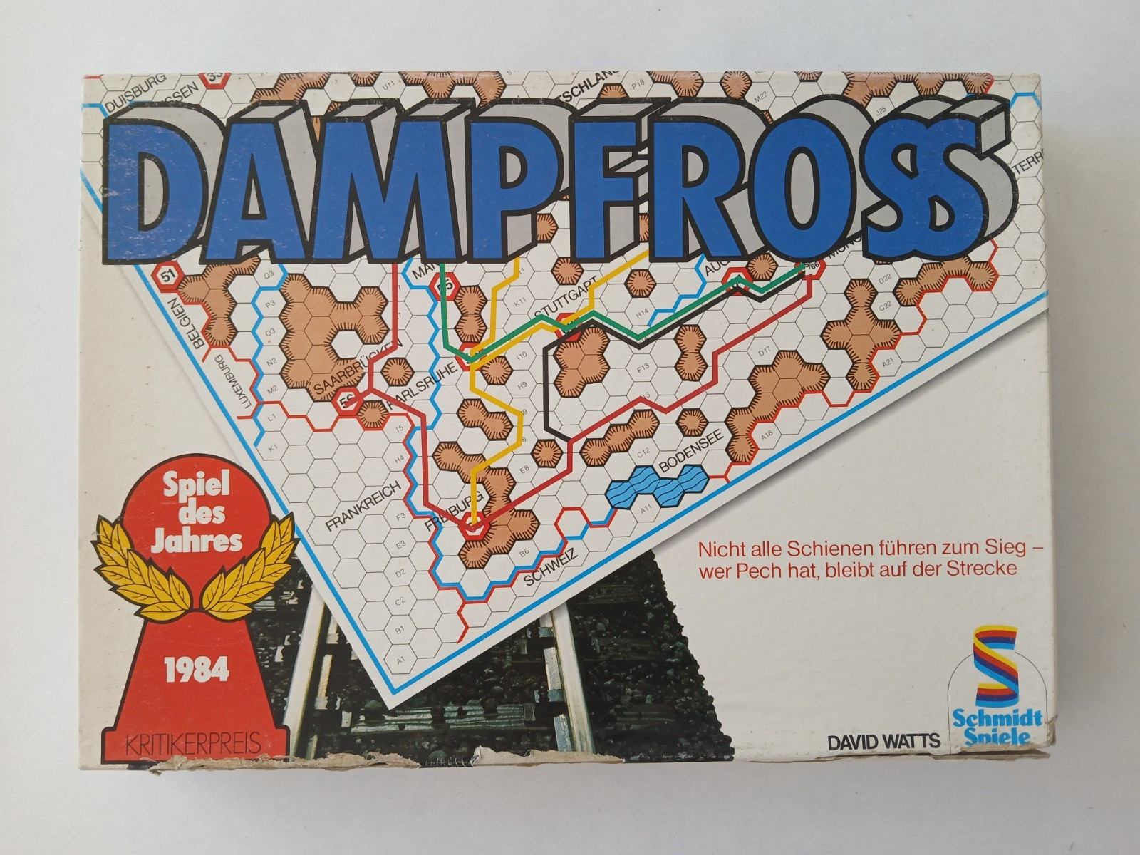 Schmidt Games Board Game Steam Horse Game of the Year 1984