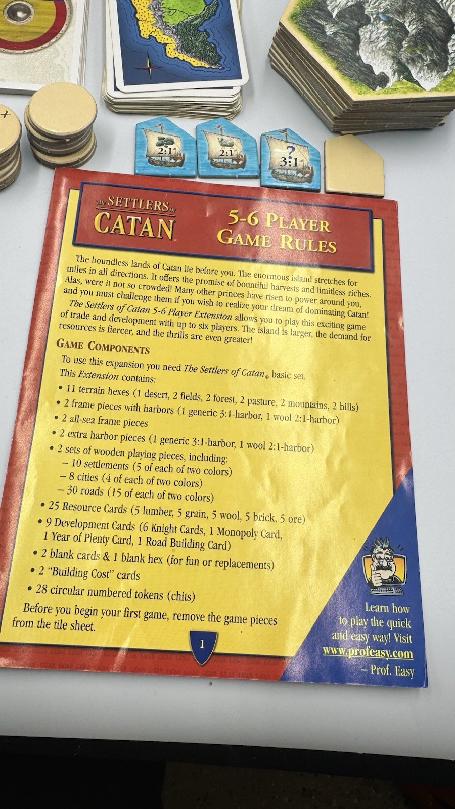 The Settlers of Catan 5-6 Player Extension Mayfair Games #3062 Expansion Sealed