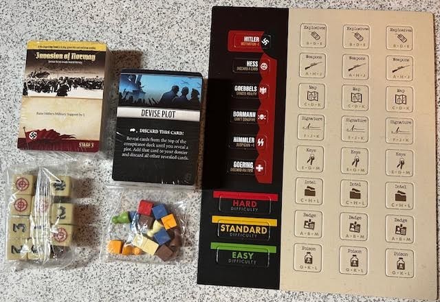 Black Orchestra COMPLETE OPEN BOX board game by Starling Games