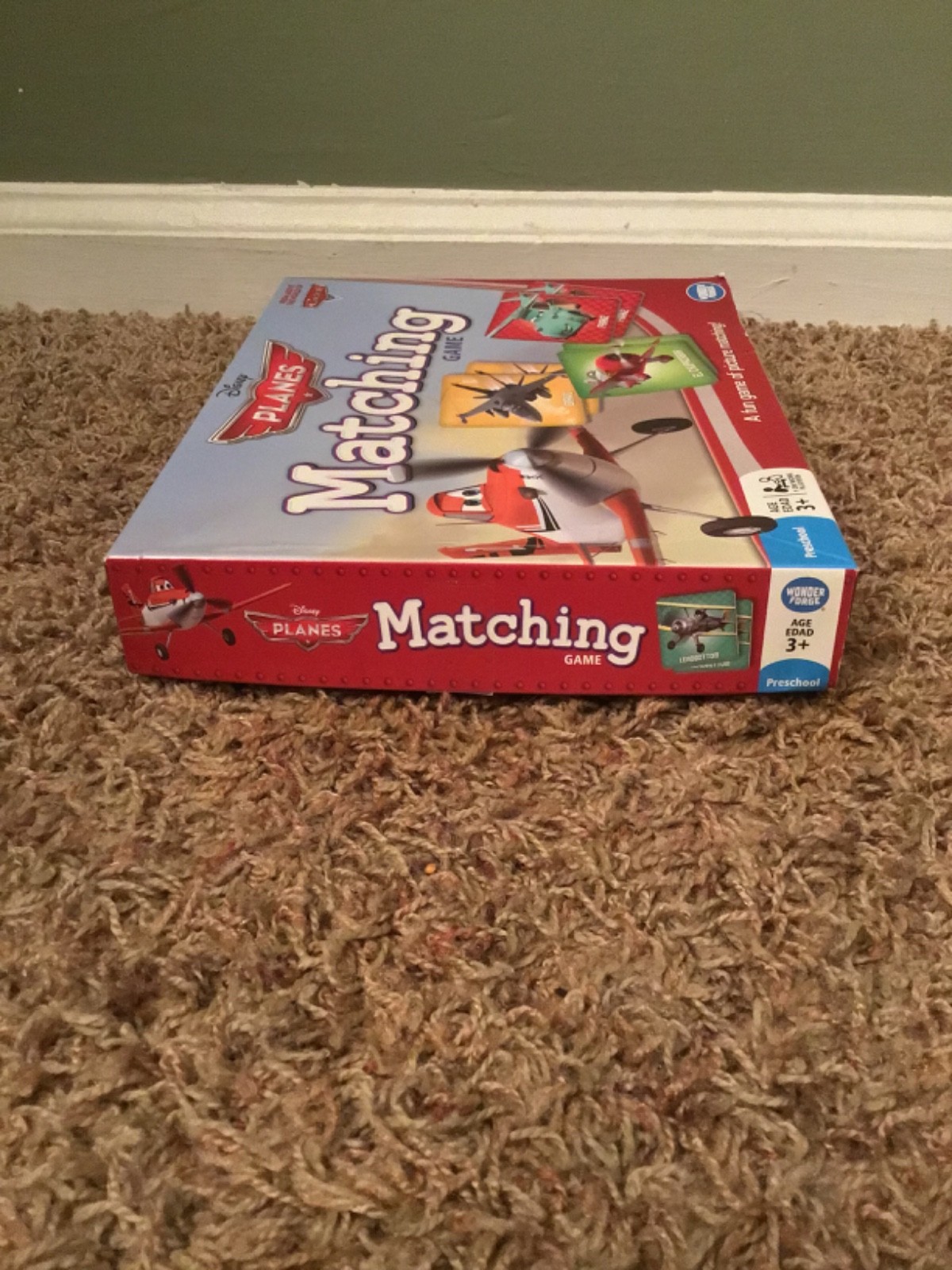 Vintage 2013 Wonder Forge Disney Planes Matching Game Complete 72 Cards