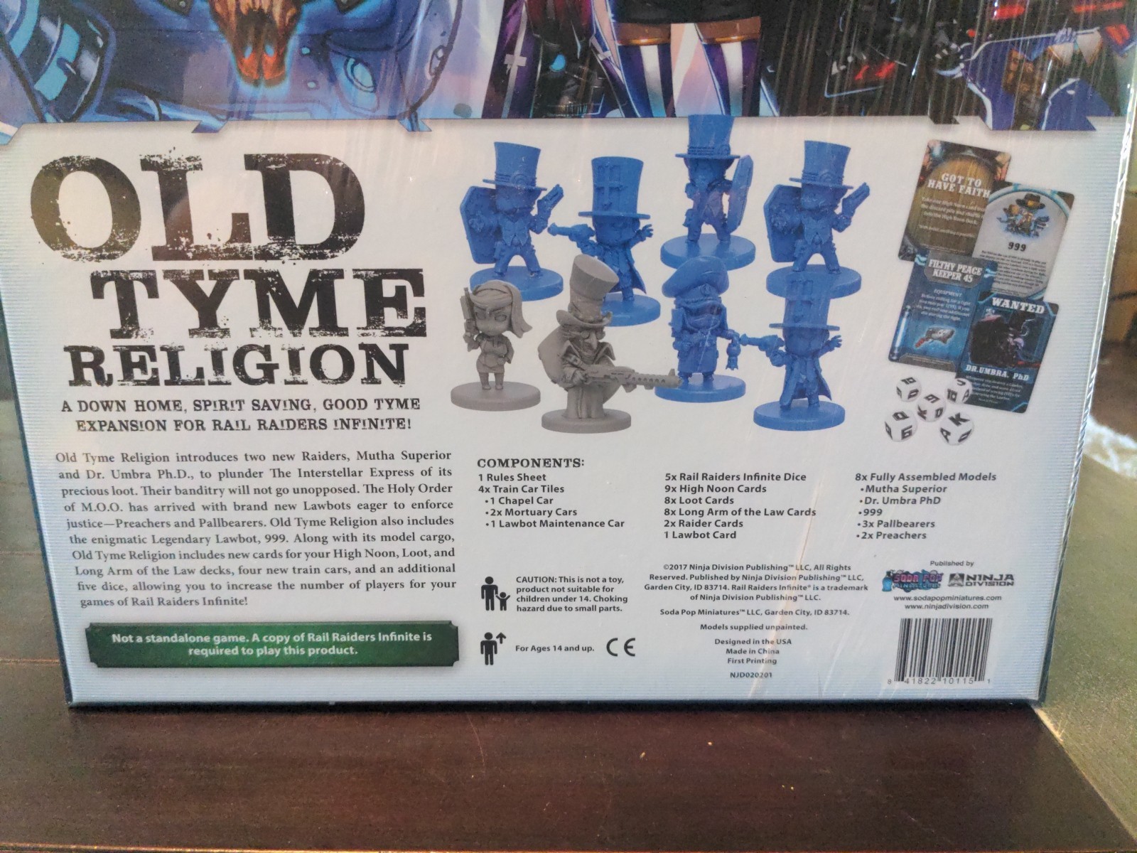 (New) Old Tyme Religion Expansion Rail Raiders Infinite Ninja Division Soda Pop