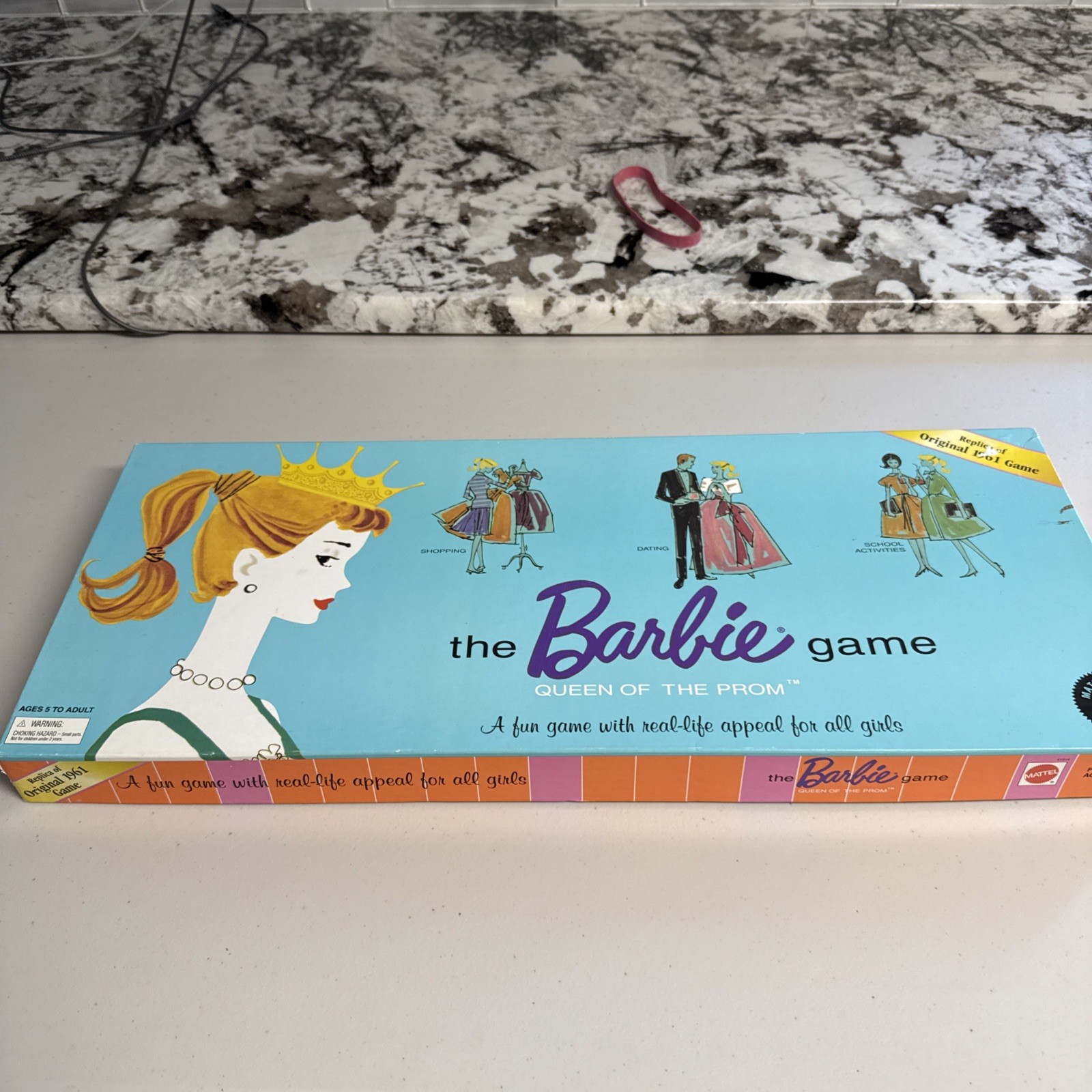 Barbie Queen of the Prom Game by Mattel Complete 1995
