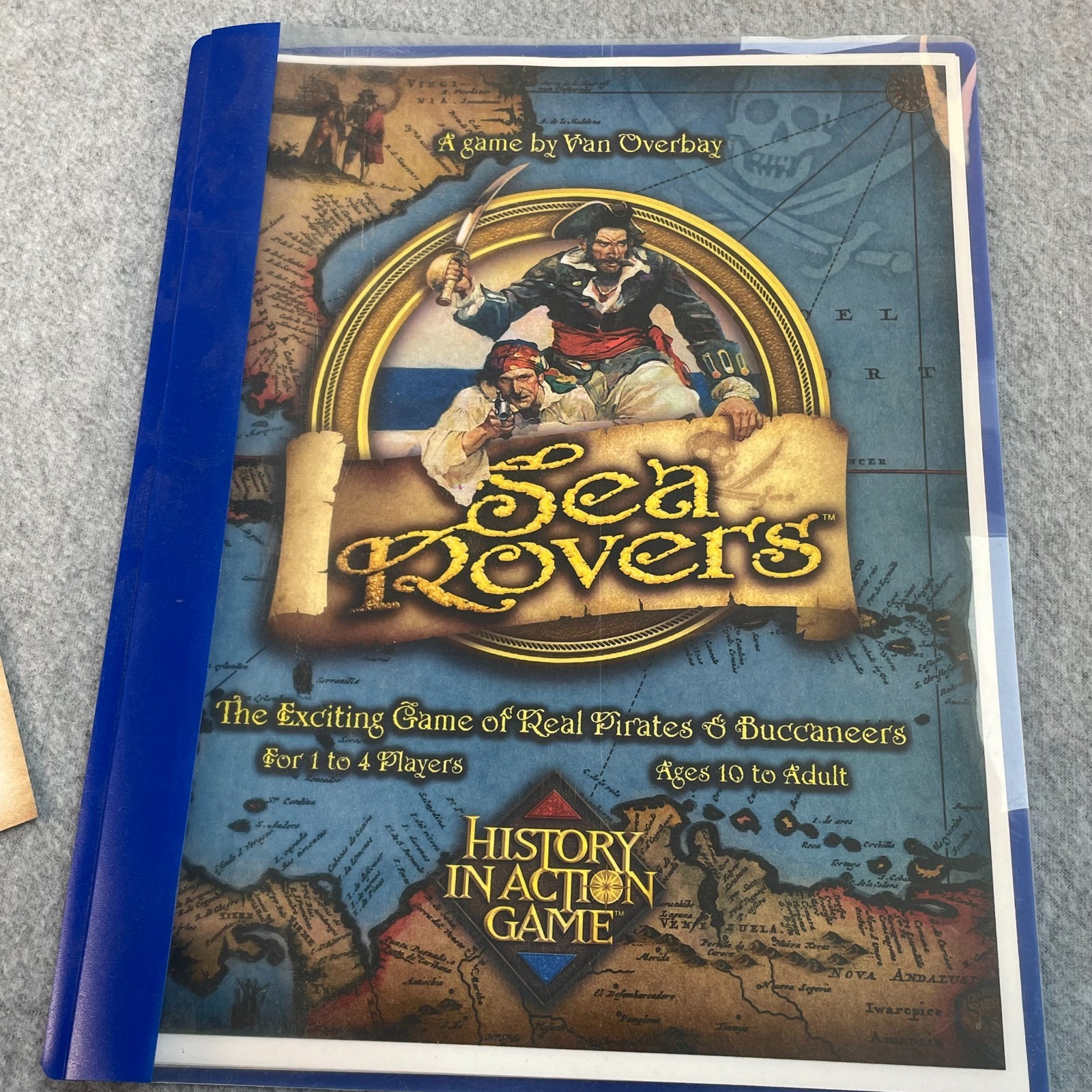 VTG 2006 Sea Rover Board Game 2.0 Edition History in Action Pirate Strategy READ