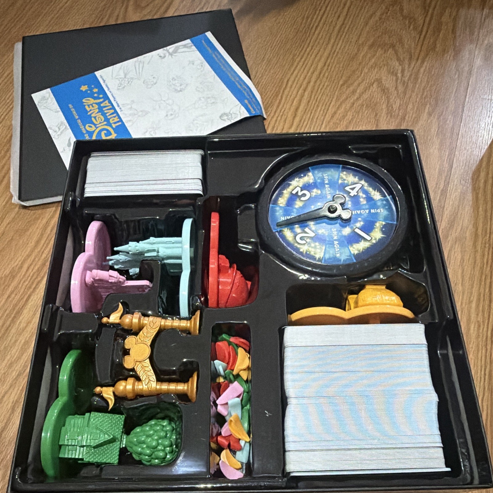 Disney The Magical World of Disney Trivia Board Game Tin, 2+ Players, 6+