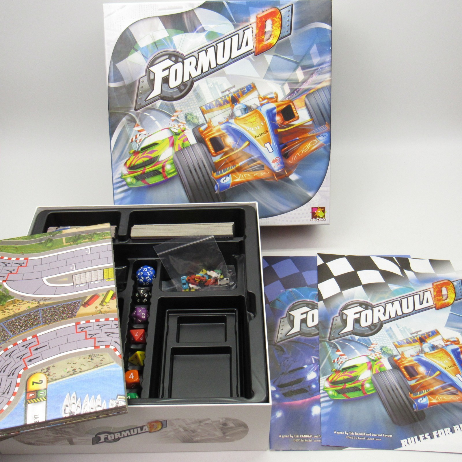 Formula D Racing Car Board Game Asmodee – COMPLETE