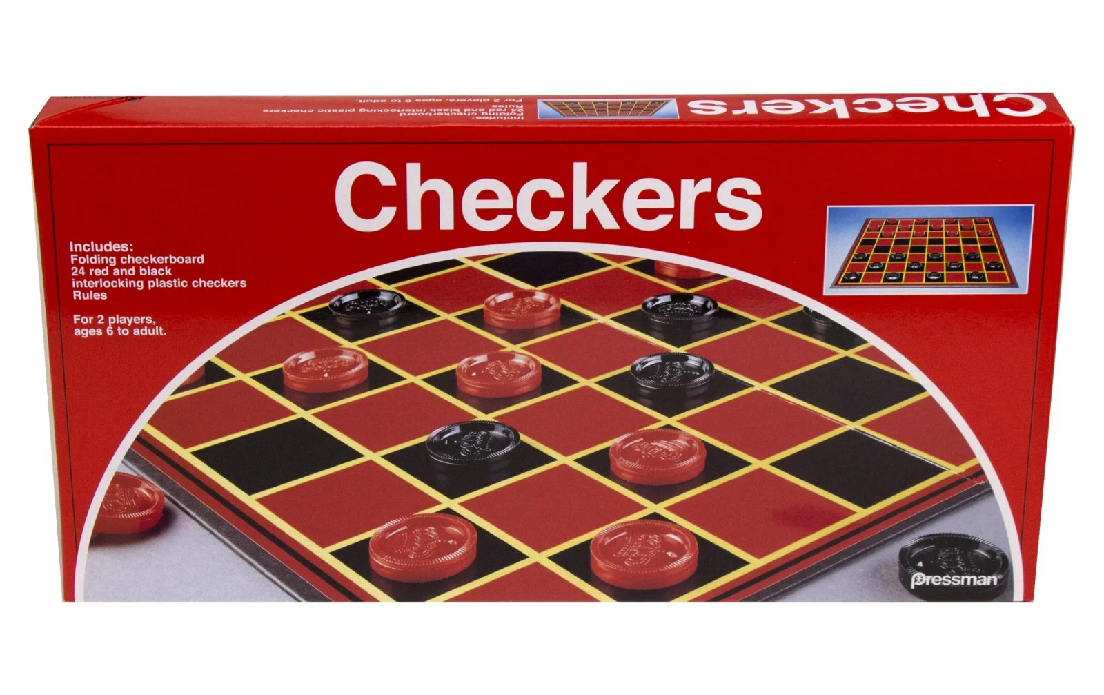 Pressman Checkers (Folding Board)