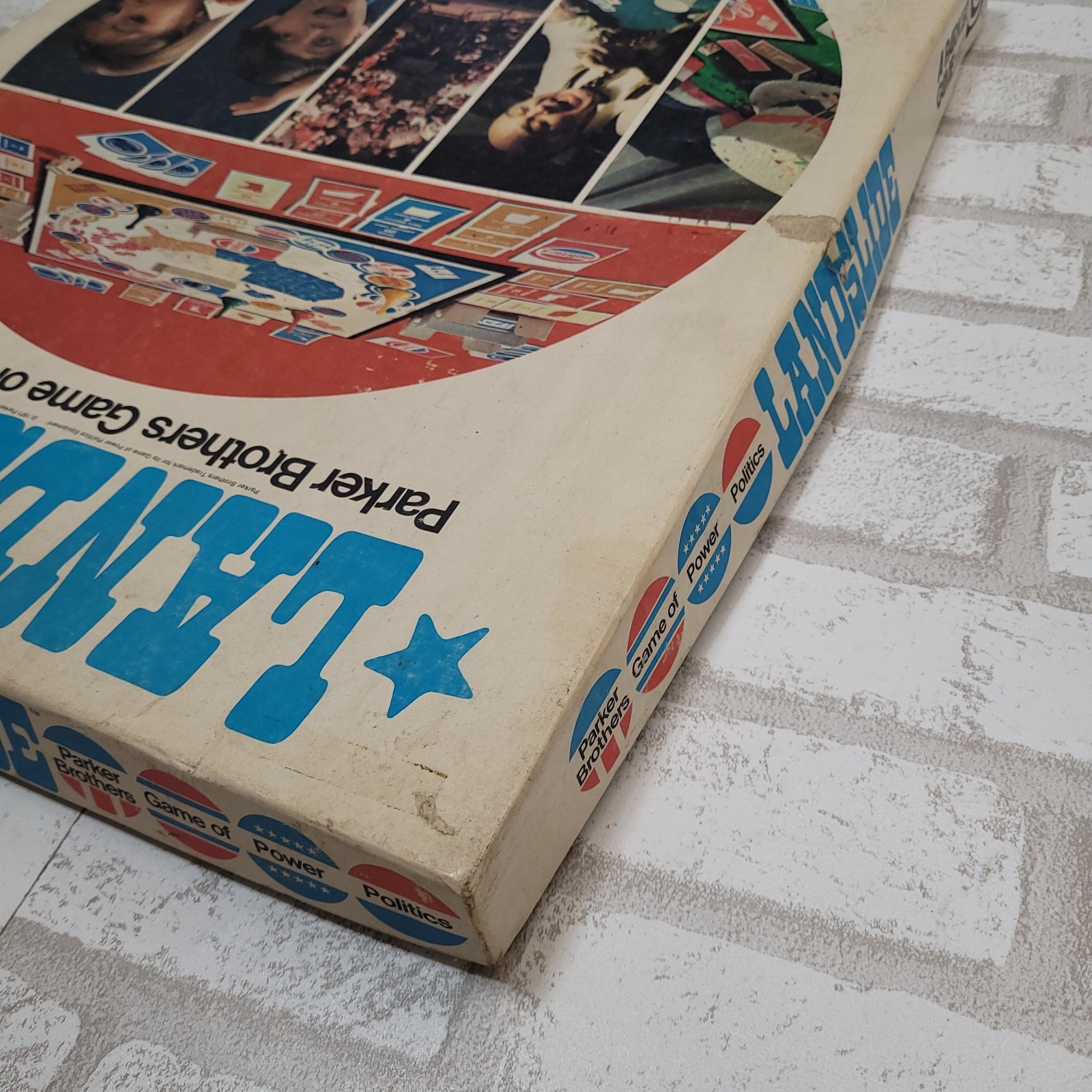 Vintage 70s 1971 Landslide Power Politics Board Game Parker Bros CIB Complete