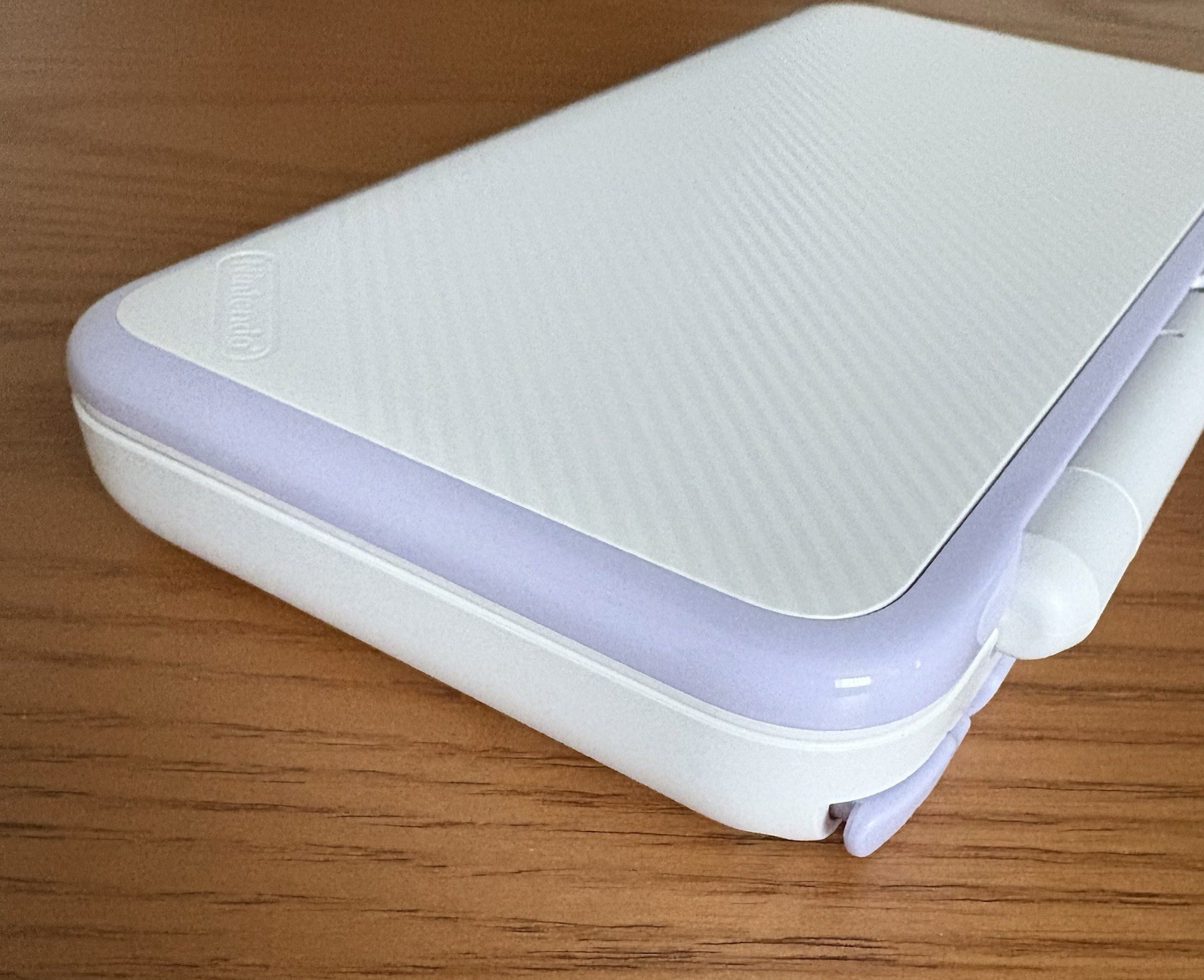 Nintendo New 2DS LL White & Lavender 4GB Protect Cover Charger Used JPversion