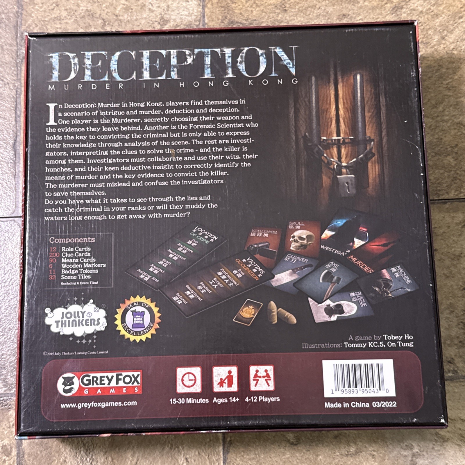 Grey Fox Games Deception, Murder in Hong Kong (Complete)
