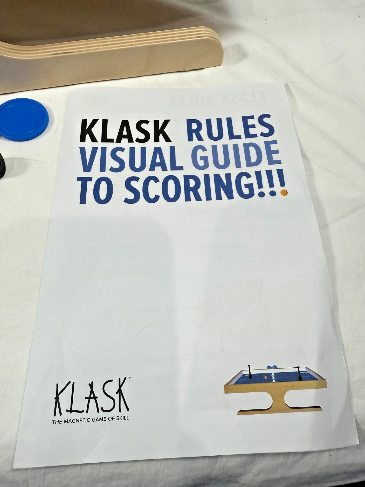 Klask: The Game of Magnetic Skill dexterity board game – complete!