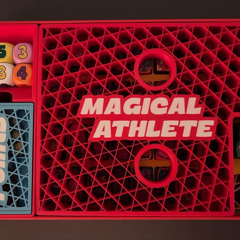 Insert for Magical Athlete | 3D Printed Board Game Organizer