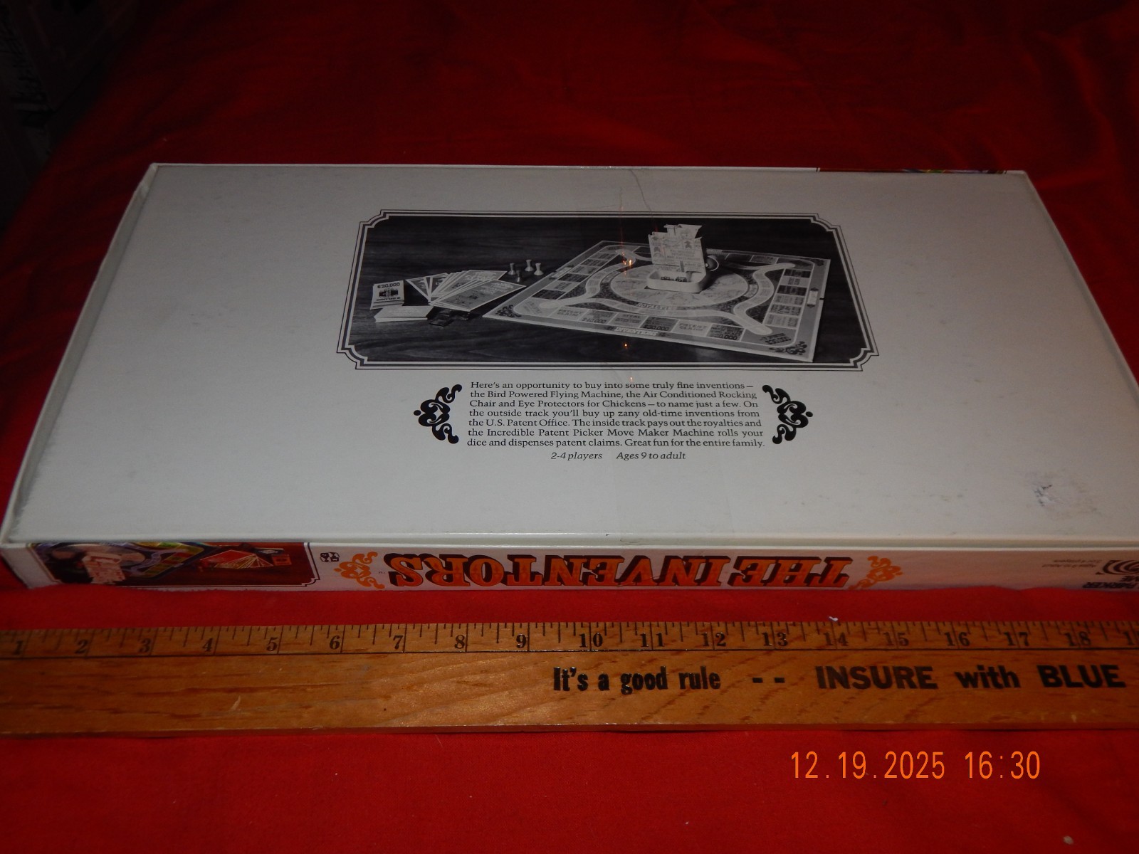 Vintage 1974 Parker Brothers The INVENTORS Board Game No. 90! COMPLETE in Box!