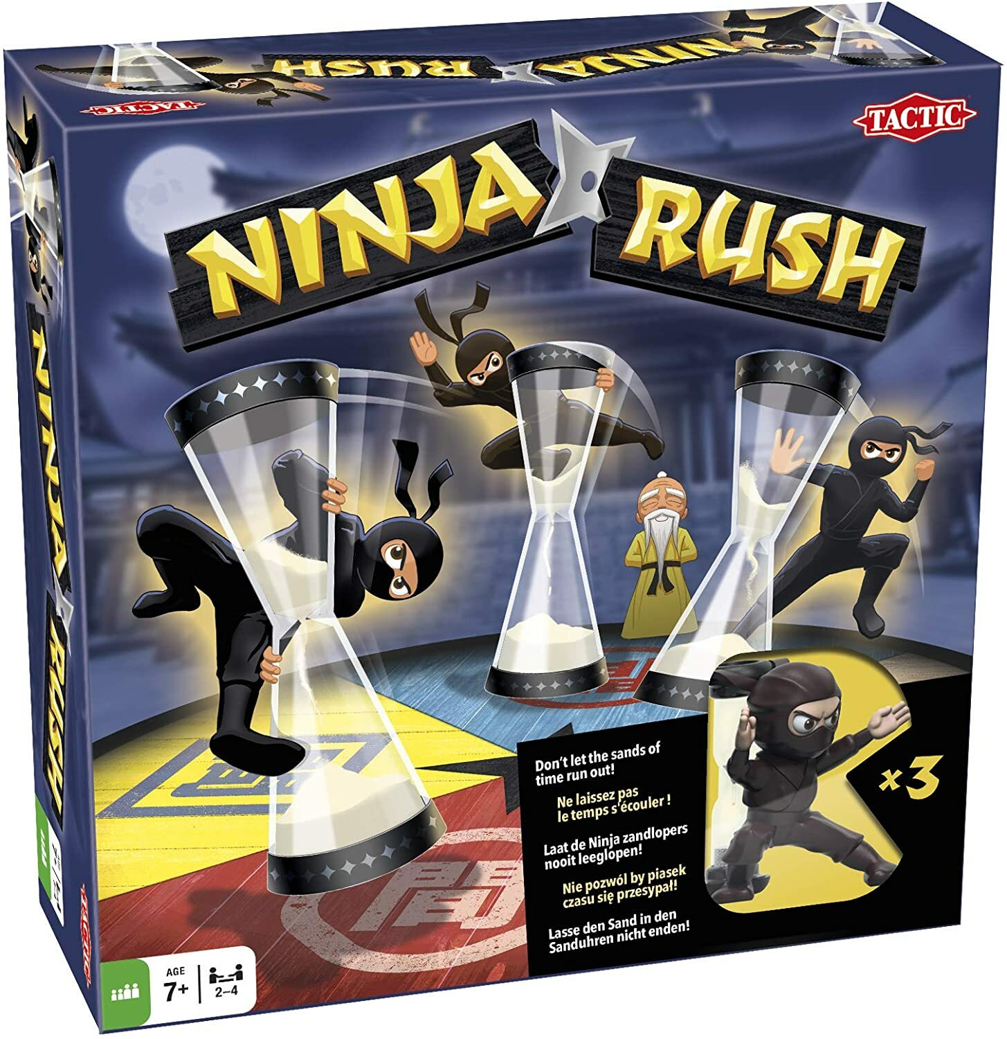 Tactic Ninja Rush Fun Strategy Family Board Game (7+) – NEW
