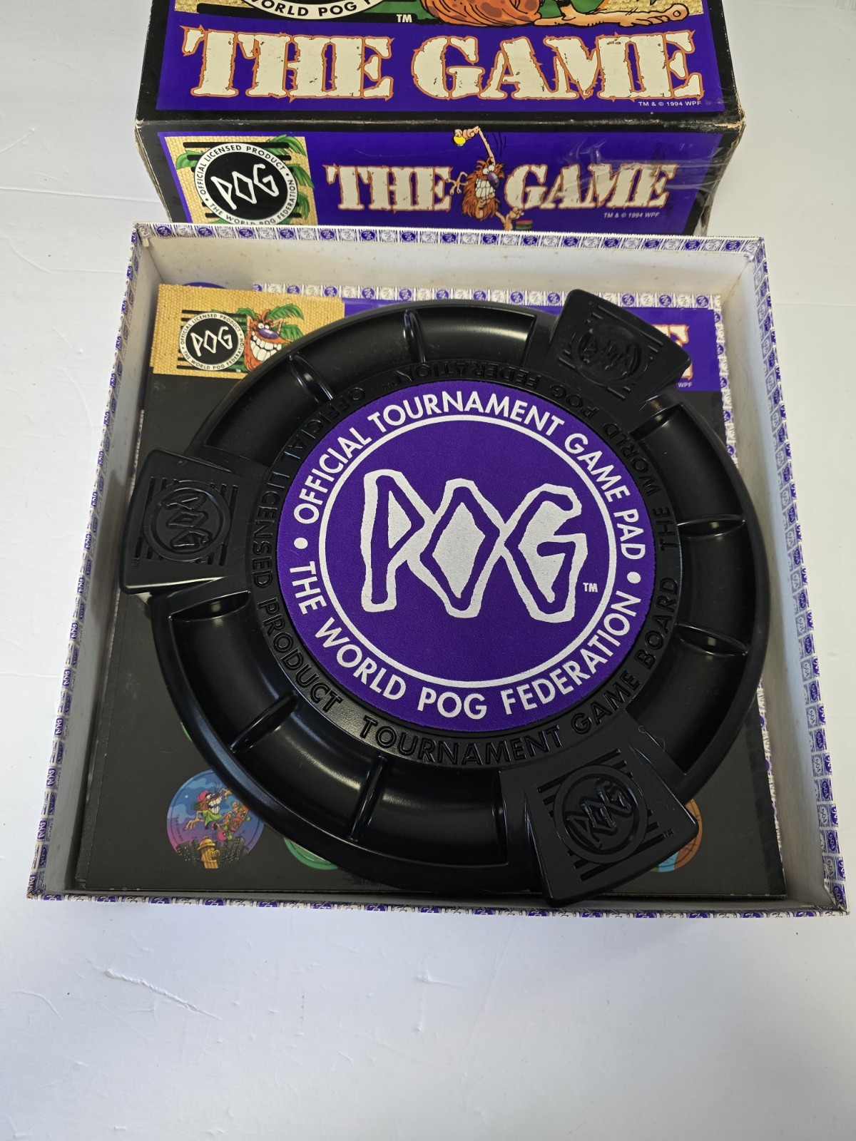 Vintage 1994 POG The Game World POG Federation Milton Bradley COMPLETE UNUSED!
