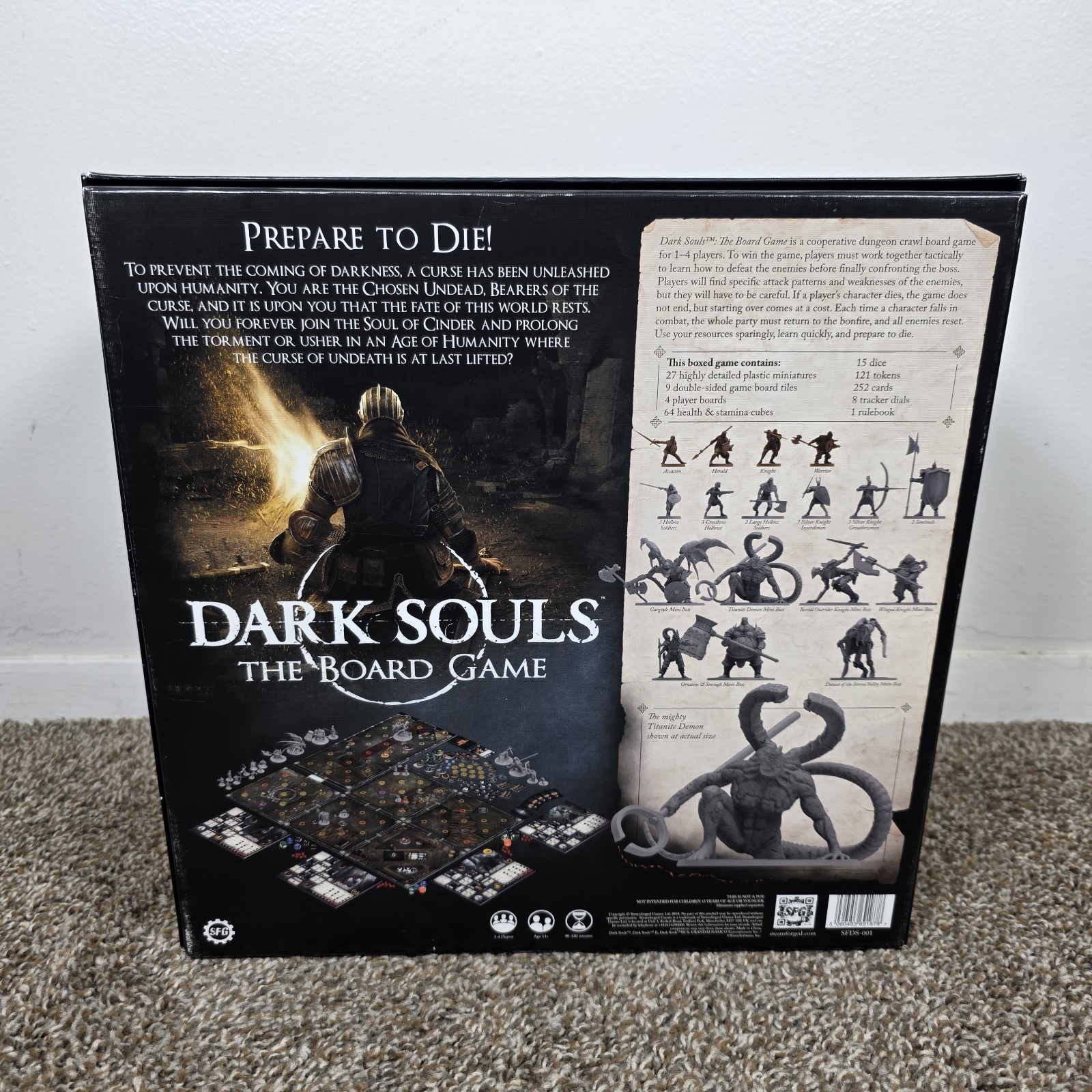 Dark Souls The Board Game Core Box – Steamforged Games – Open Box – NEW