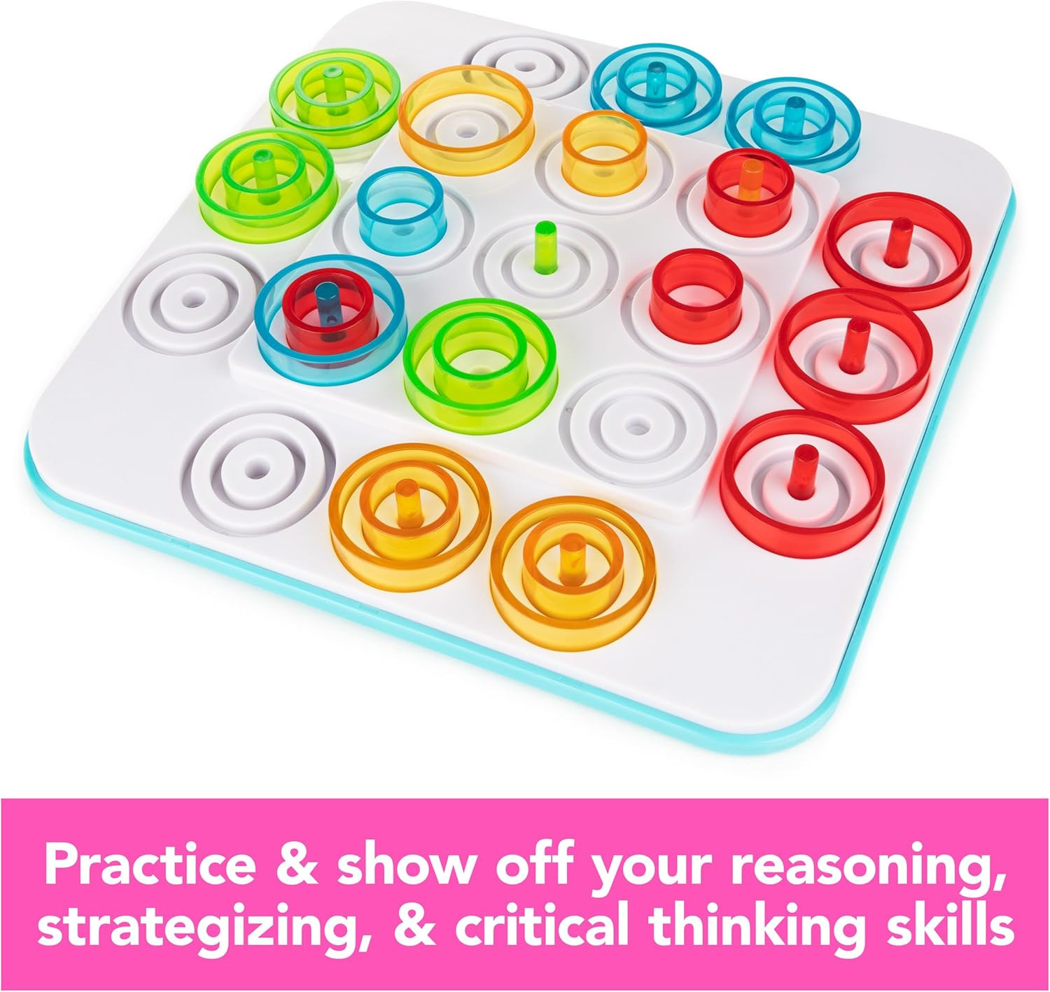 Spin Master Games Otrio Modern Stacking Strategy Tic-Tac-Toe Family Game |