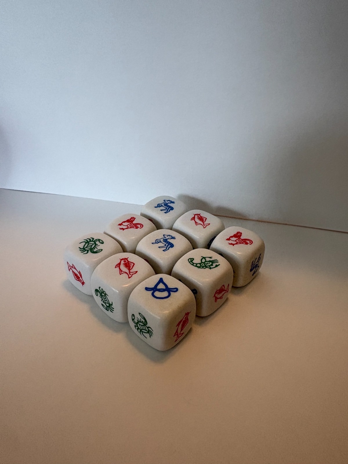 Bau Ca Tom Cua Animal Chess Game – Dice ONLY – 9 dice – NEW