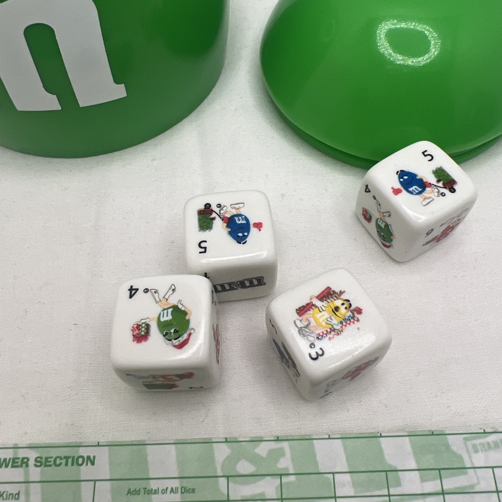 M&M’s Yahtzee Holiday Fun Edition game. 2009