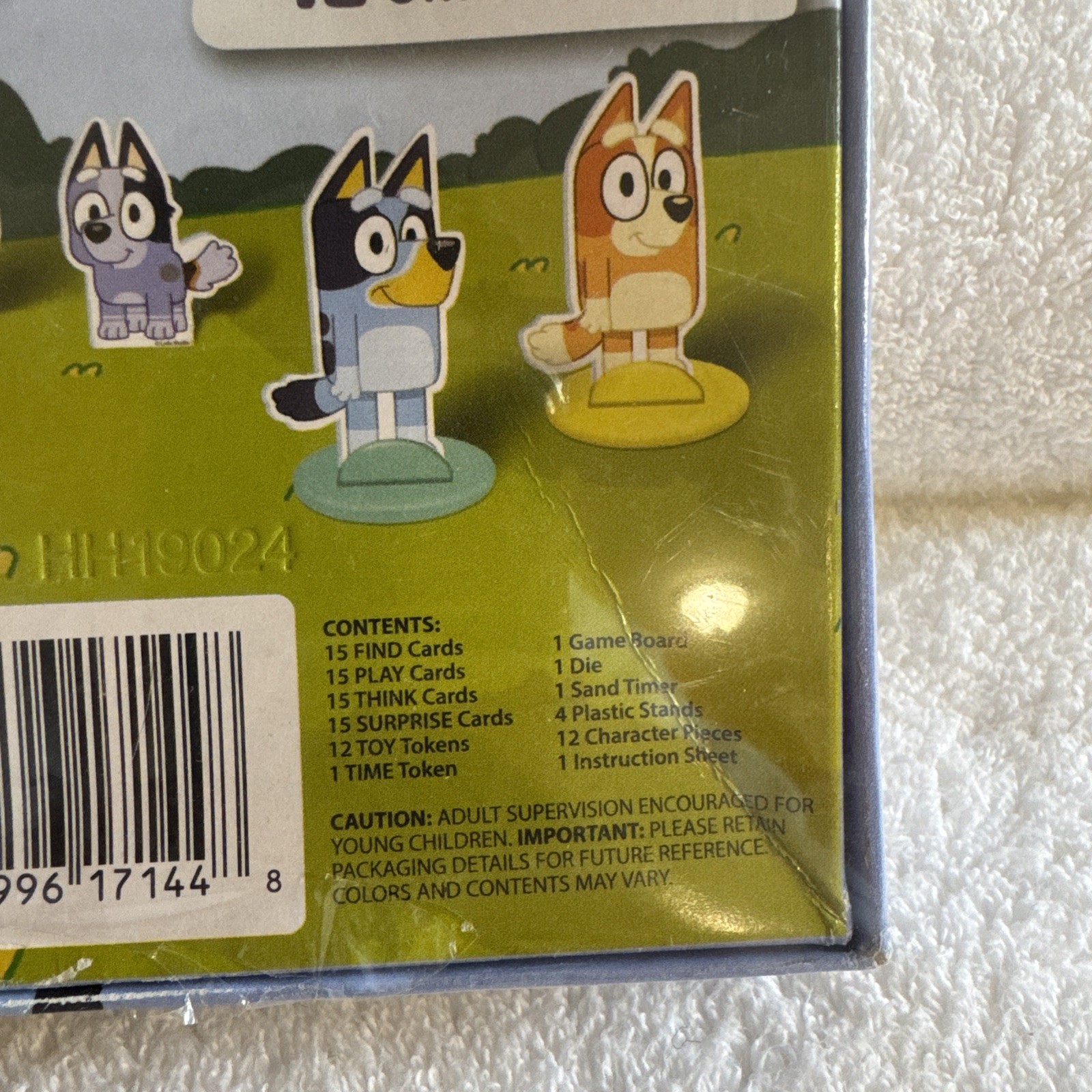 NEW Bluey Scavenber Hunt Board Game Ages 3+ Sealed Box