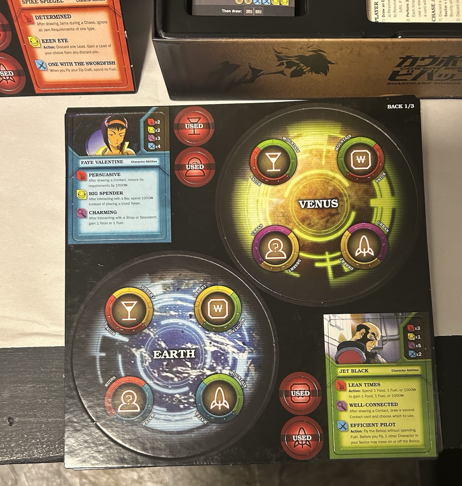 Cowboy Bebop Boardgame Boogie Board Game Sealed 1-4 Players Cooperative Anime