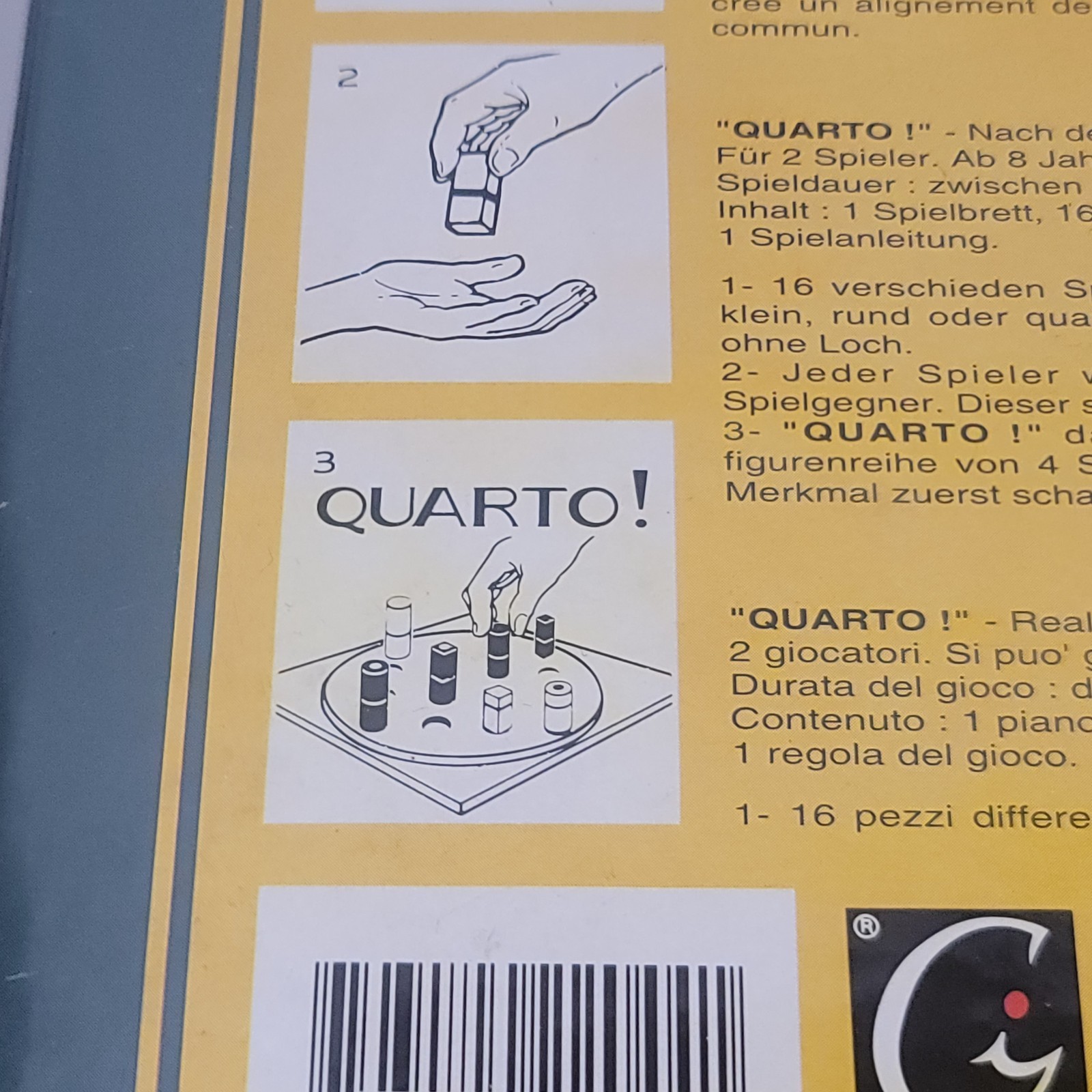 Vintage 1993 Mensa Select Quarto Wood Board Game New Sealed See Pics Fast Ship