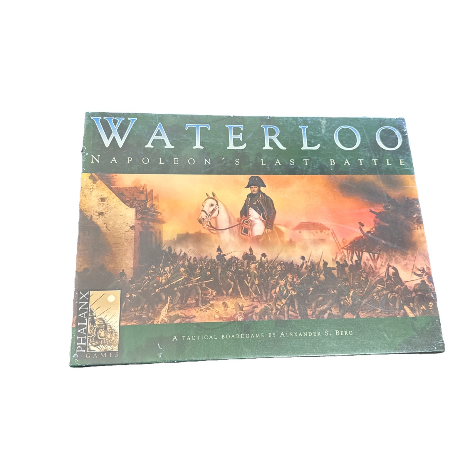 Waterloo Napoleon’s Last Battle Board Game by Alex Berg NIB Sealed 2001 Phalanx
