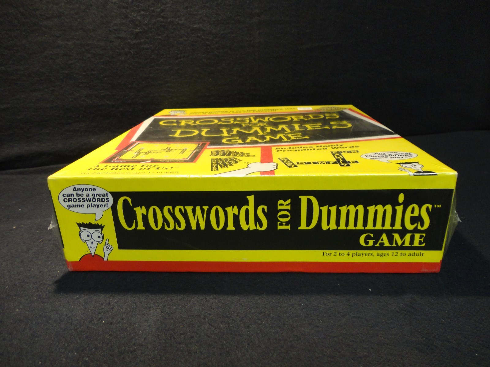 Crosswords for Dummies Board Game – 12 to Adult – 2 to 4 Players – NEW SEALED