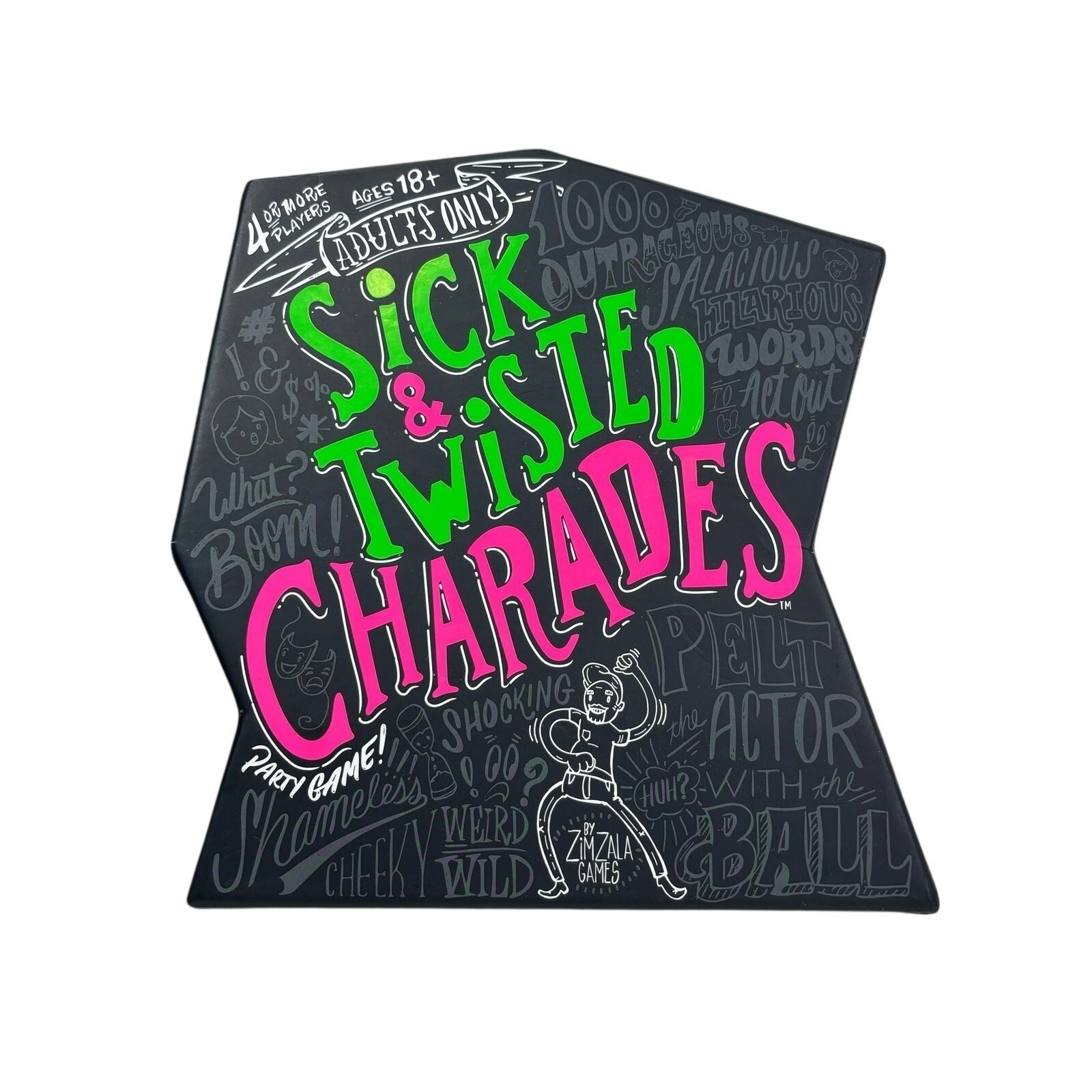 Sick & Twisted Charades Adults Only Party Game For 4+ Players