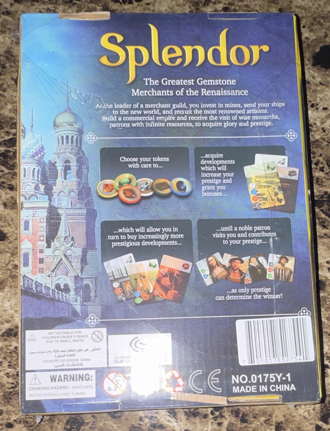 Splendor Board Game/Strategy Family Game Marc Andre New-Sealed