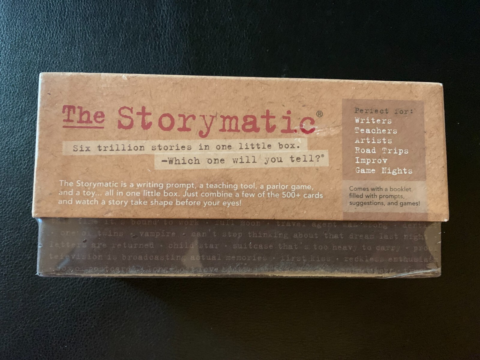 The Storymatic 6 Trillion Stories Writing Prompt Teaching Tool 500+ Cards SEALED