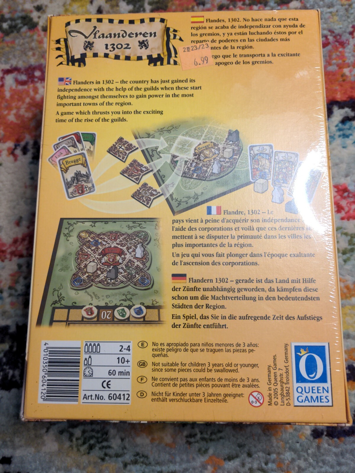 VLAANDEREN 1302 Board Game Queen Games NEW SEALED